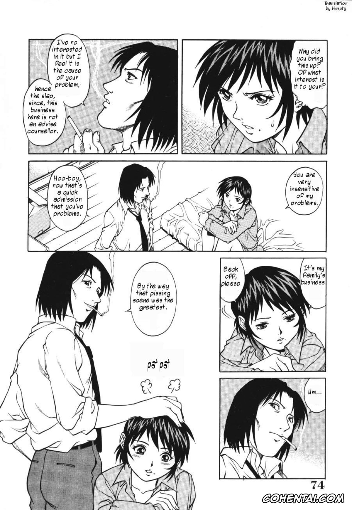 Manga porno, Tankoubon porno, Triangle – a triangular love affair, pagina 74