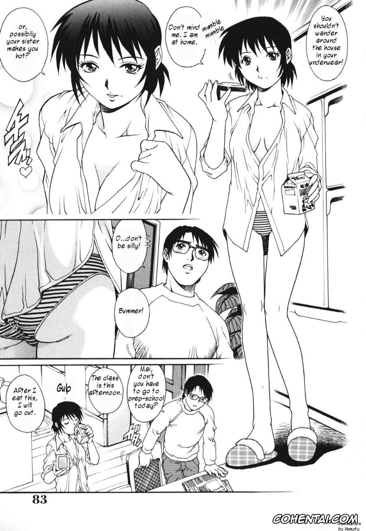 Manga porno, Tankoubon porno, Triangle – a triangular love affair, pagina 83
