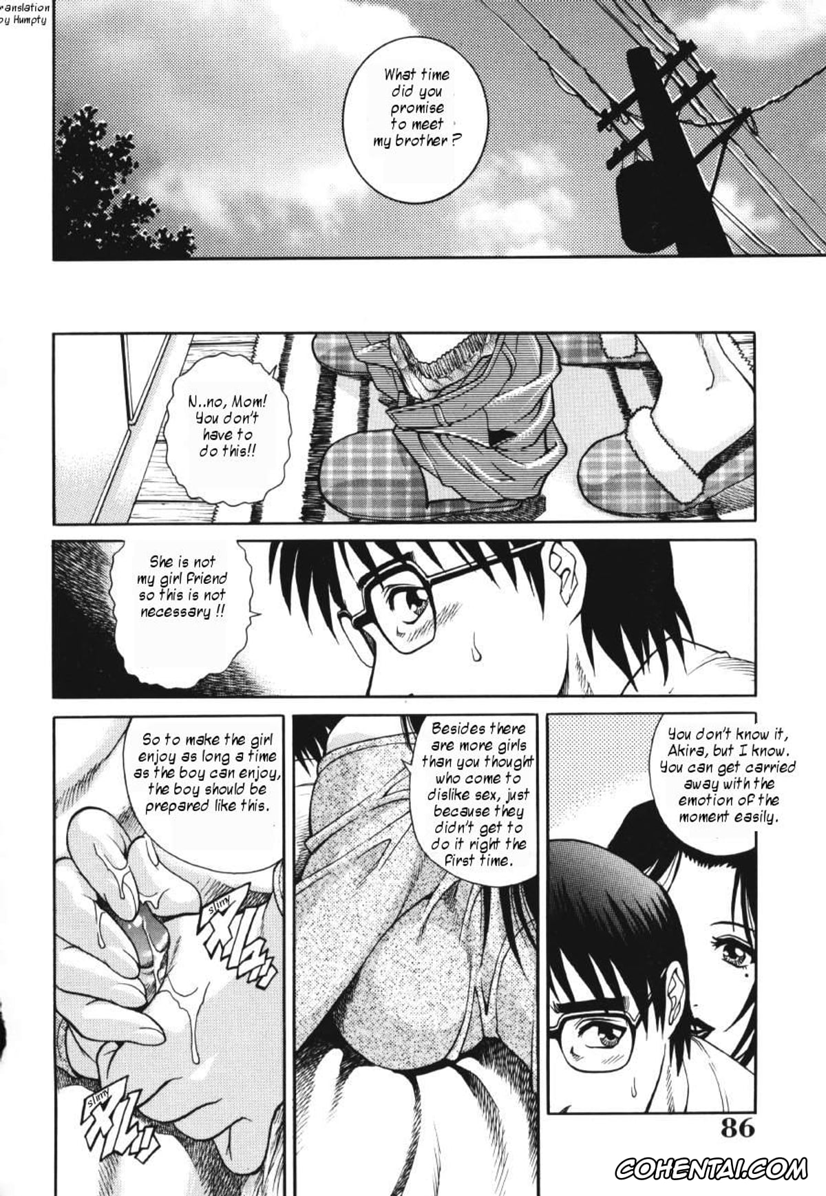 Manga porno, Tankoubon porno, Triangle – a triangular love affair, pagina 86