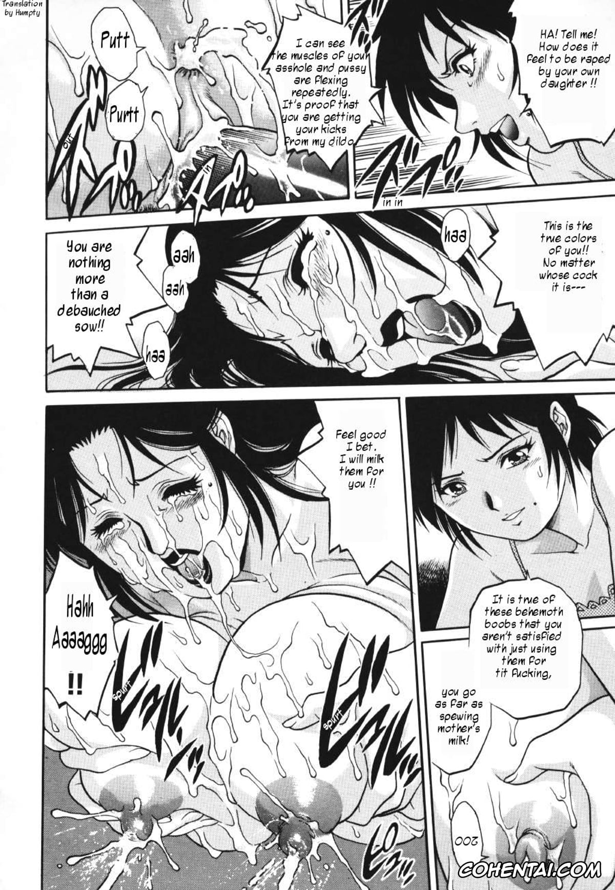 Manga porno, Tankoubon porno, Triangle – a triangular love affair, pagina 128