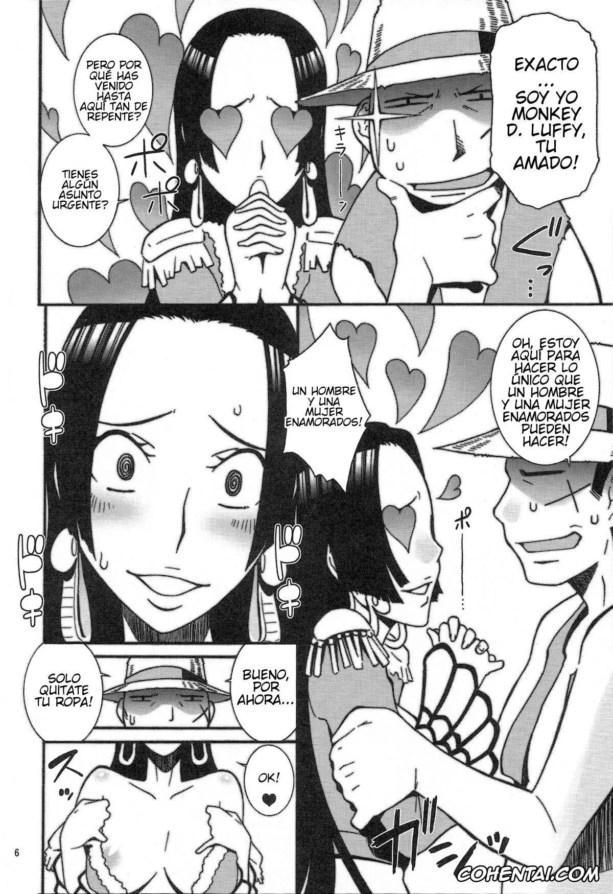 One Piece hentai, Boa Hancock hentai, Monkey D. Luffy hentai, Nami hentai, Nico Robin hentai, NyanNyan Hebihime 2 (One Piece), pagina 3