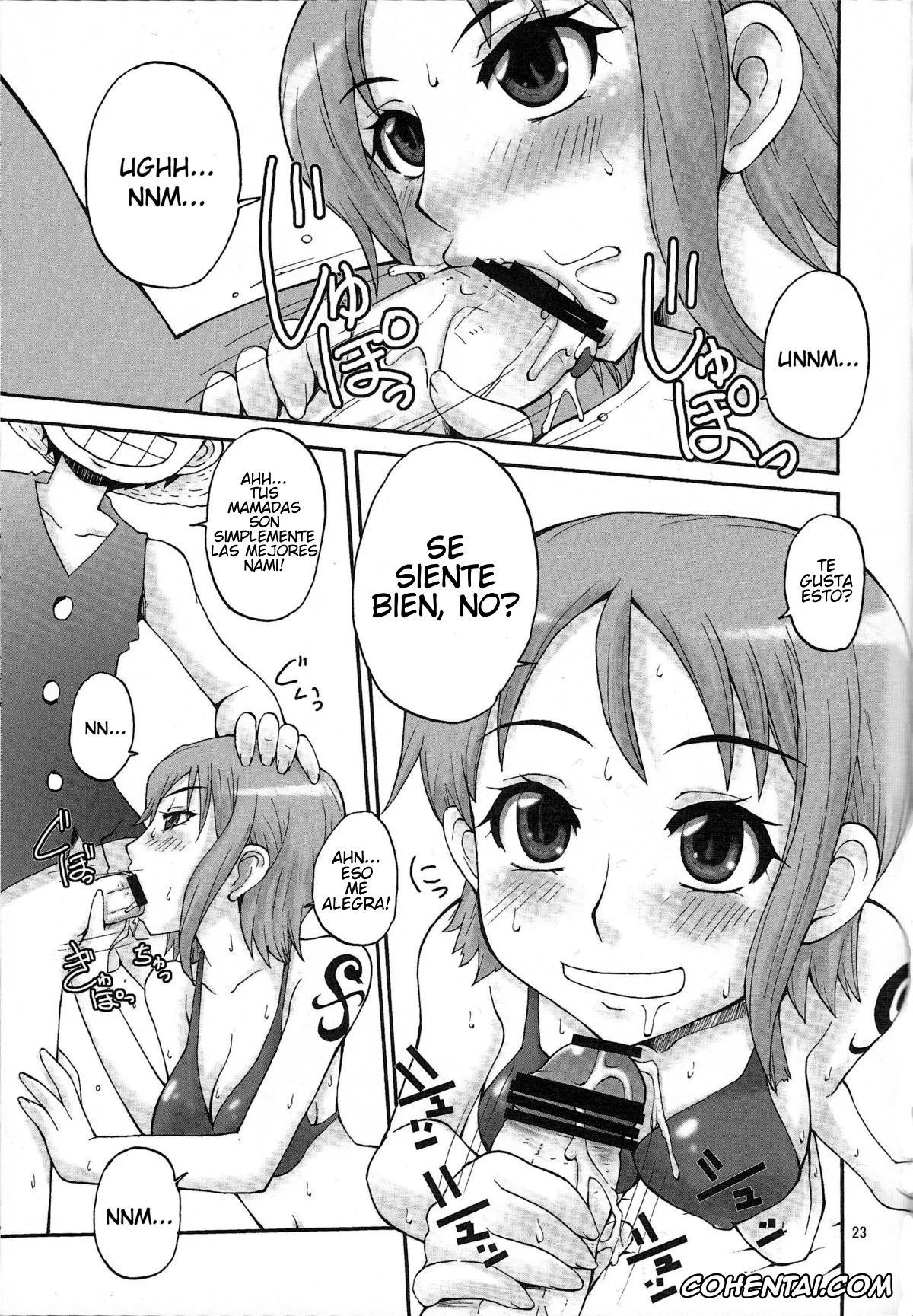 One Piece hentai, Boa Hancock hentai, Monkey D. Luffy hentai, Nami hentai, Nico Robin hentai, NyanNyan Hebihime 2 (One Piece), pagina 18