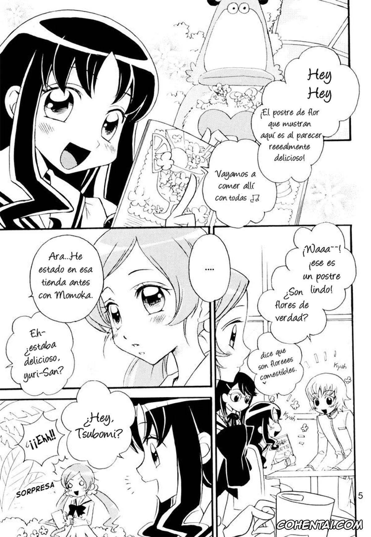 HeartCatch Precure! xxx, Cure Blossom | Tsubomi Hanasaki xxx, Cure Sunshine | Itsuki Myoudouin xxx, Tengoku wa Sugu Soko (HeartCatch Precure!), pagina 4