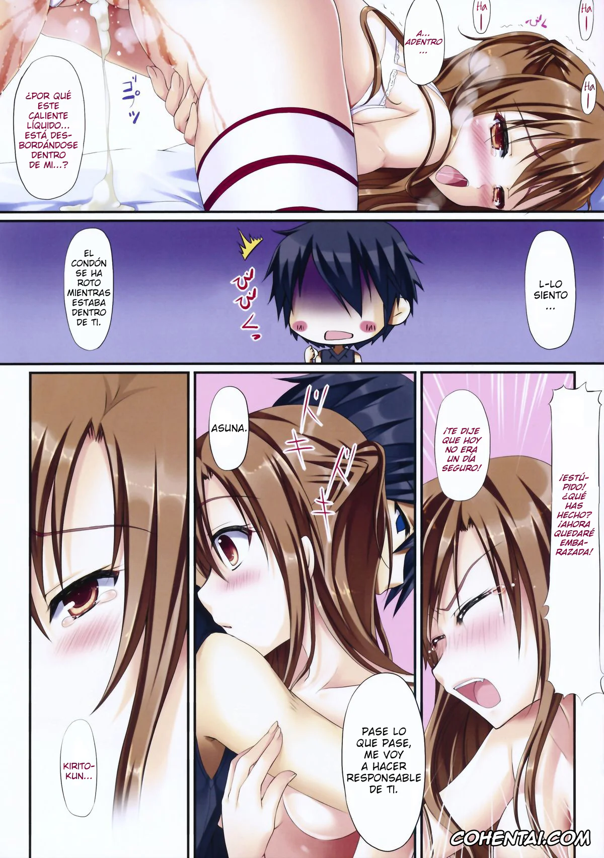 Sword Art Online porno, Asuna Yuuki porno, Kazuto Kirigaya | Kirito porno, Himitsu no Shinkon Nikki (Sword Art Online), pagina 11