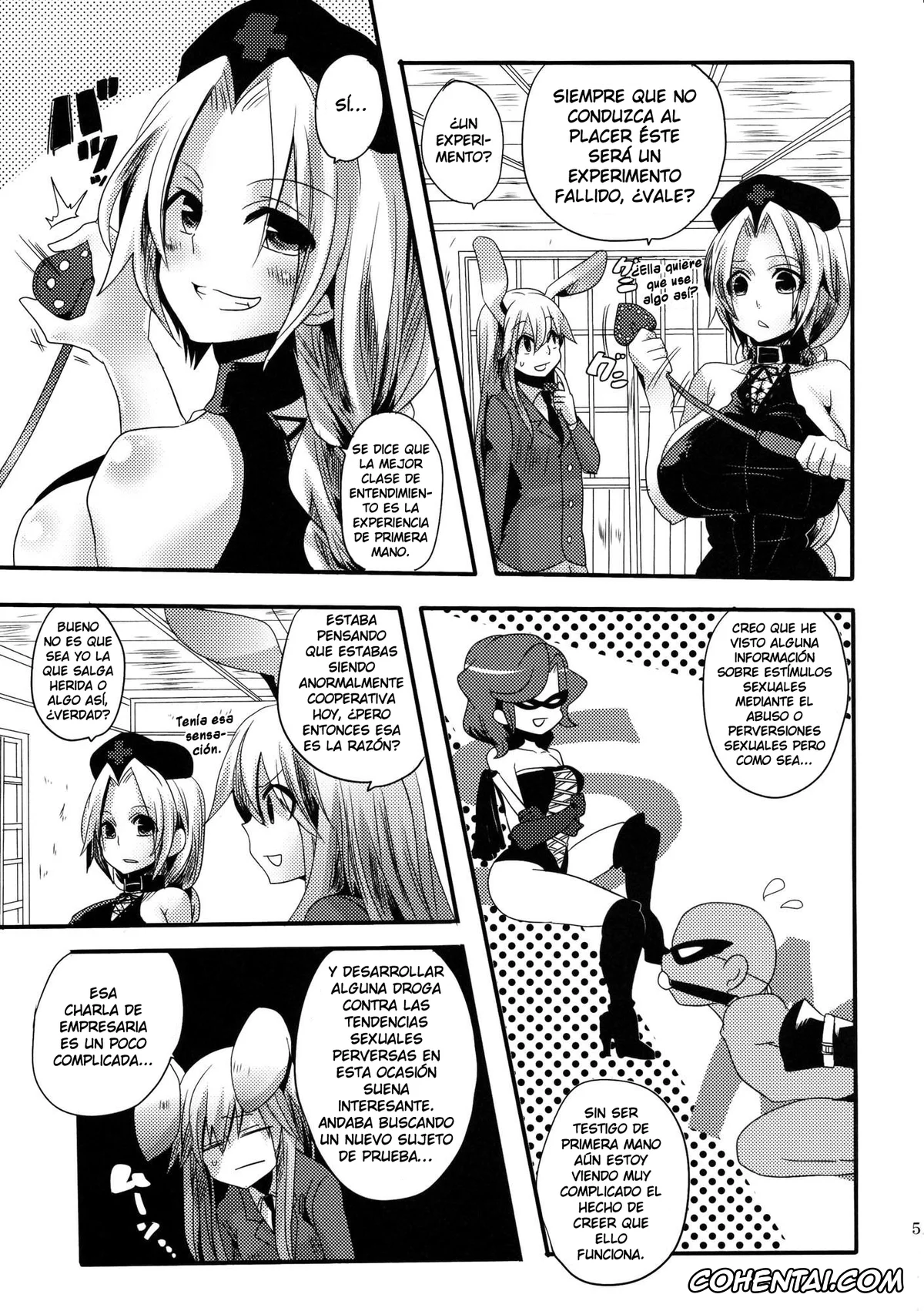 Touhou Project xxx, Eirin Yagokoro xxx, Reisen Udongein Inaba xxx, Shishou ga Shikotama S de M na Hon (Touhou Project), pagina 4