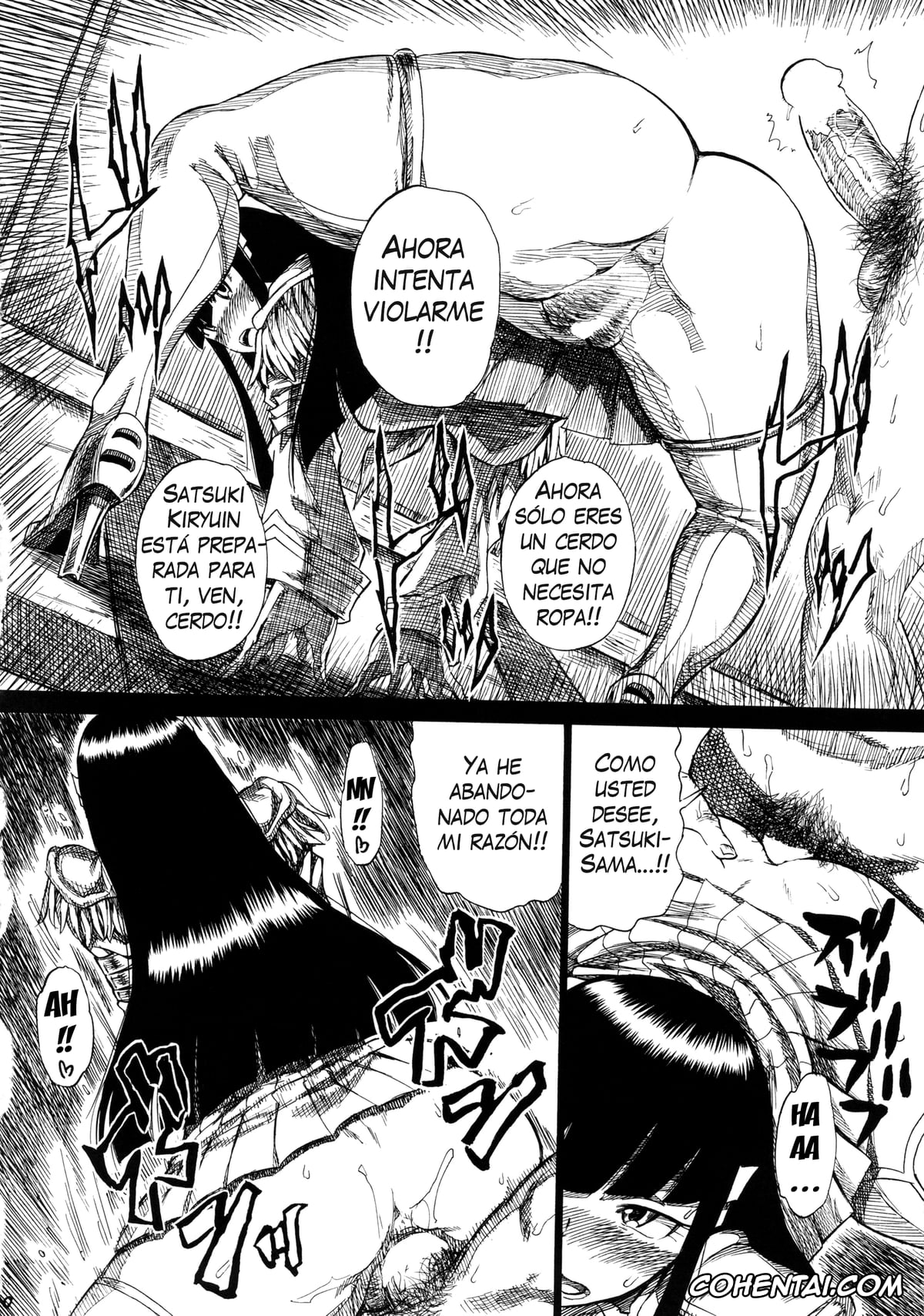 Kill la Kill hentai, Satsuki Kiryuuin hentai, KILLFUCK (Kill la Kill), pagina 9