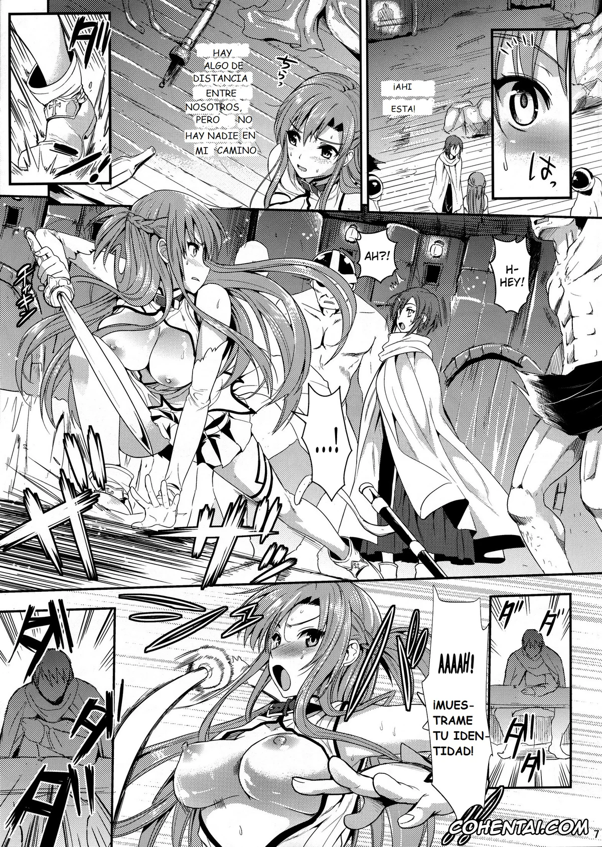 Sword Art Online hentai, Asuna Yuuki hentai, Kazuto Kirigaya | Kirito hentai, Rika Shinozaki | Lisbeth hentai, Shujou Seikou II β (Sword Art Online), pagina 6