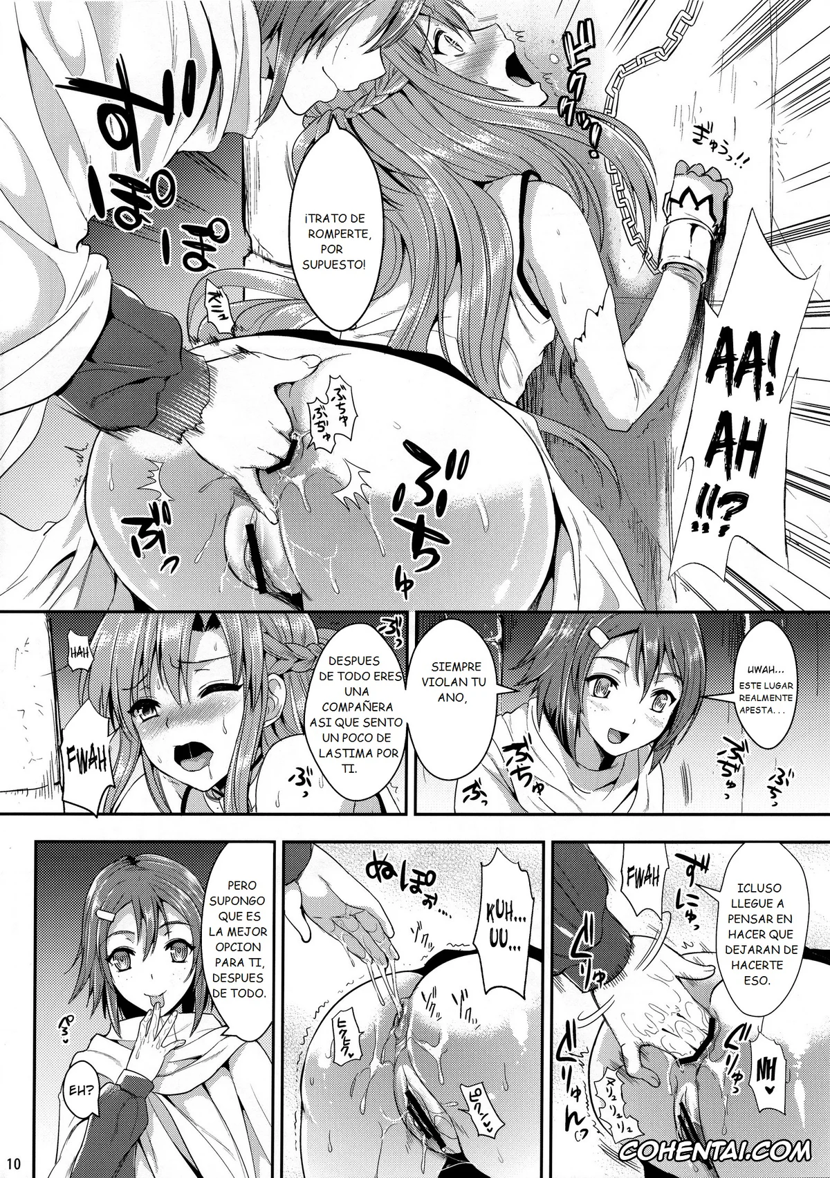 Sword Art Online hentai, Asuna Yuuki hentai, Kazuto Kirigaya | Kirito hentai, Rika Shinozaki | Lisbeth hentai, Shujou Seikou II β (Sword Art Online), pagina 9