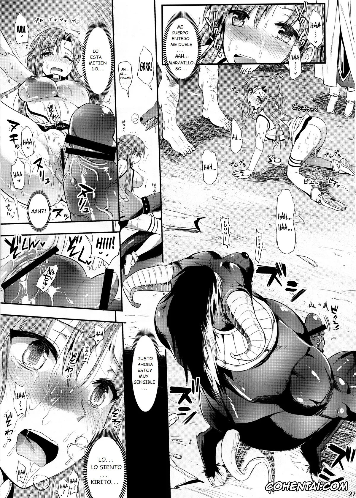 Sword Art Online porno, Asuna Yuuki porno, Kazuto Kirigaya | Kirito porno, Rika Shinozaki | Lisbeth porno, Shujou Seikou II β (Sword Art Online), pagina 26