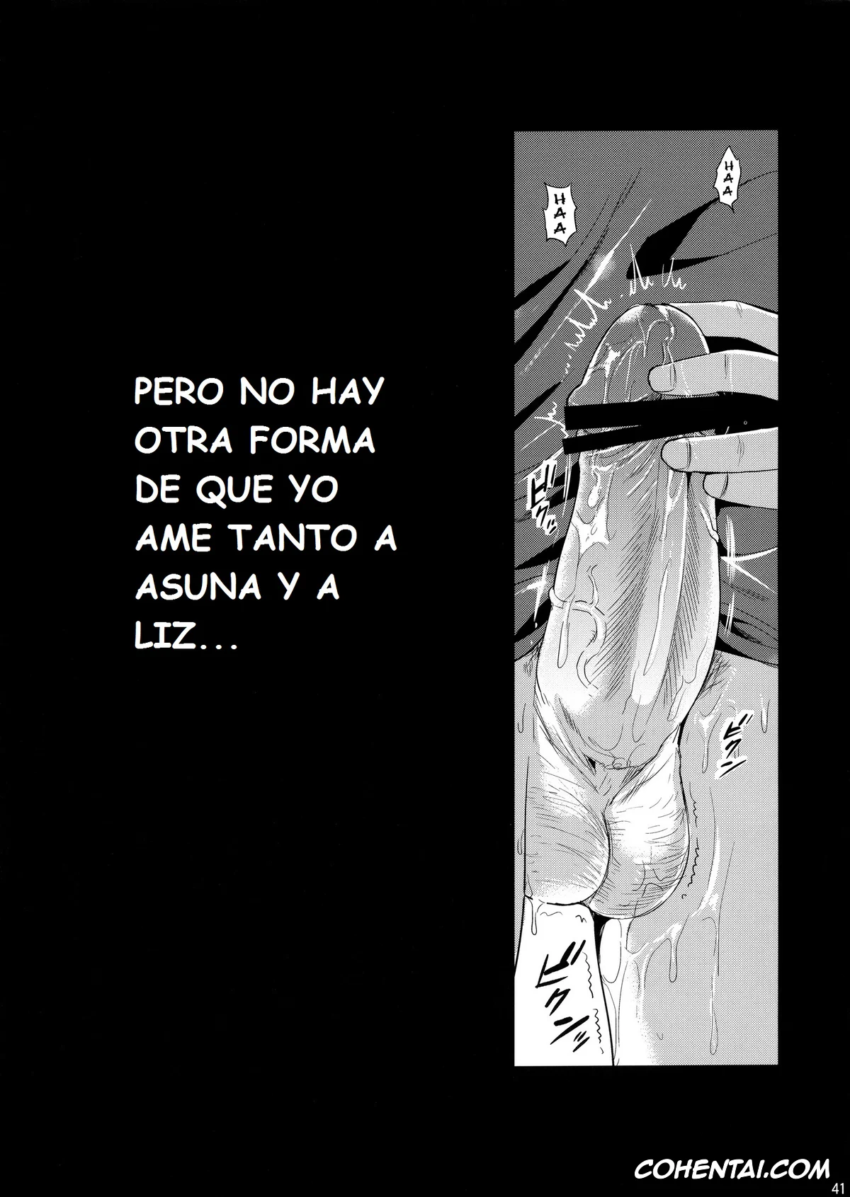 Sword Art Online xxx, Asuna Yuuki xxx, Kazuto Kirigaya | Kirito xxx, Rika Shinozaki | Lisbeth xxx, Shujou Seikou II β (Sword Art Online), pagina 40