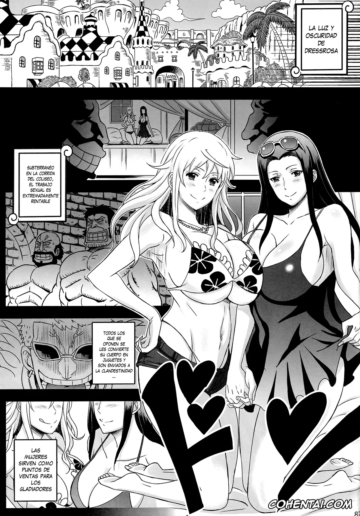One Piece hentai, Nami hentai, Nico Robin hentai, Rakuen Onna Kaizoku Soushuuhen ~GOLD~ (One Piece), pagina 3