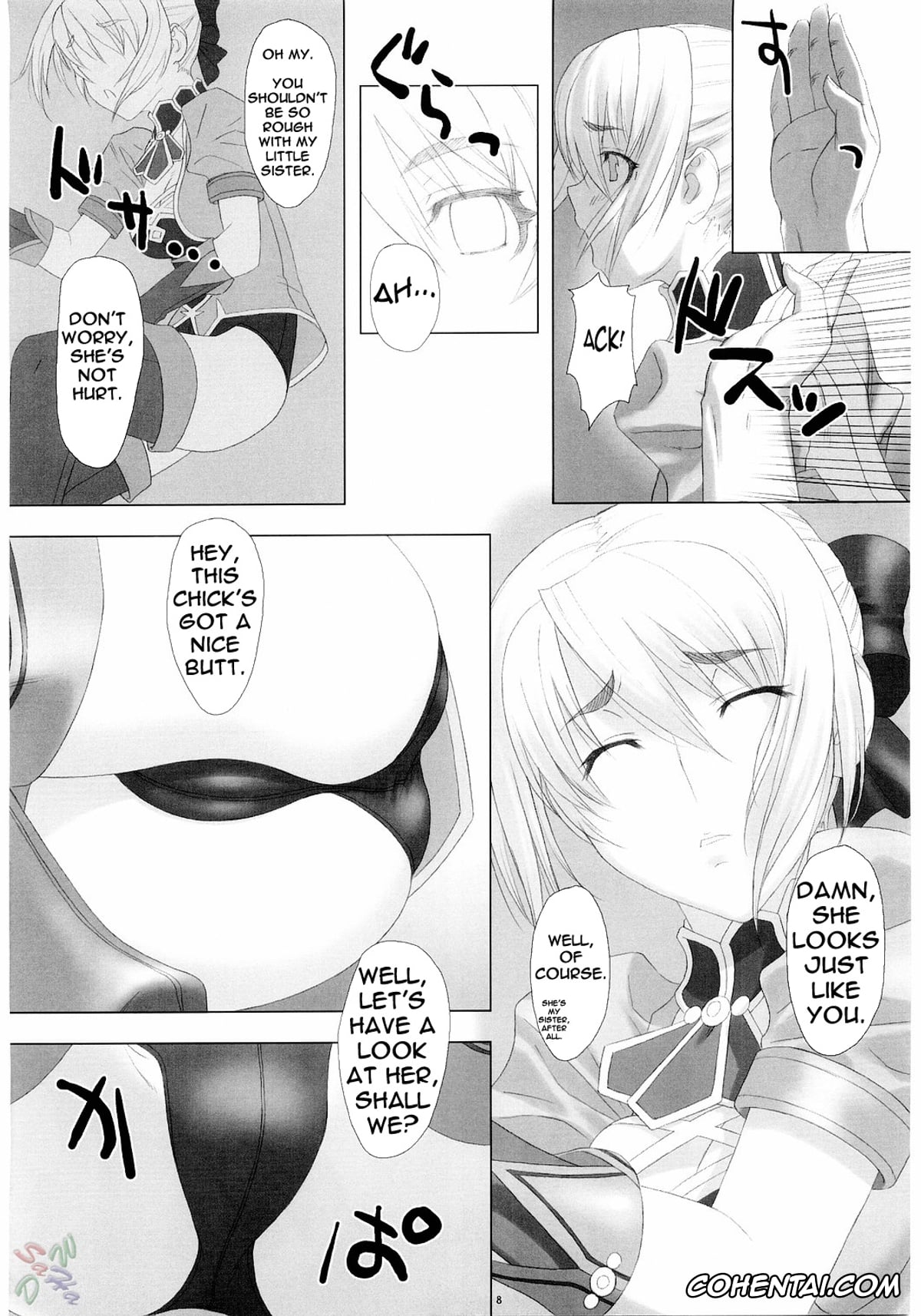 SoulCalibur porno, Cassandra Alexandra porno, Sophitia Alexandra porno, Fallen Angels (SoulCalibur), pagina 8