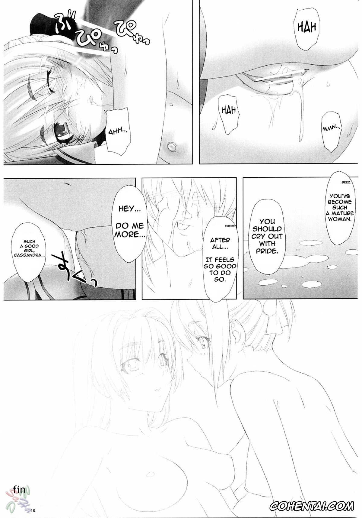 SoulCalibur hentai, Cassandra Alexandra hentai, Sophitia Alexandra hentai, Fallen Angels (SoulCalibur), pagina 18