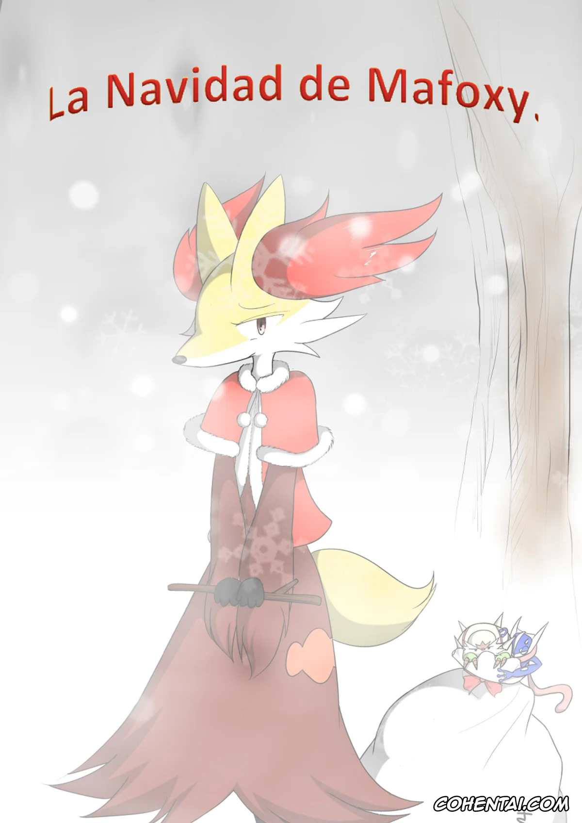 Pokemon | Pocket Monsters xxx, Calem xxx, Delphox xxx, Mafoxy’s Xmas (Pokémon), pagina 1