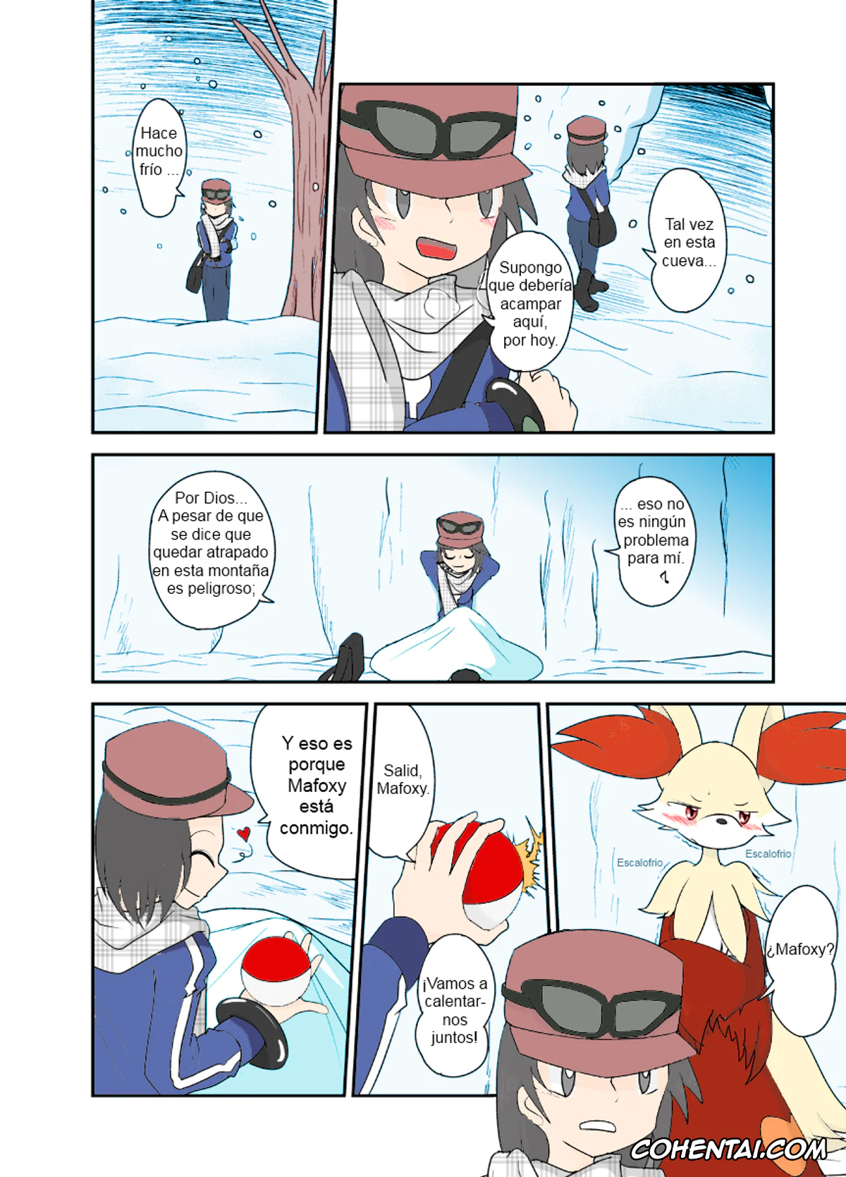 Pokemon | Pocket Monsters hentai, Calem hentai, Delphox hentai, Mafoxy’s Xmas (Pokémon), pagina 3