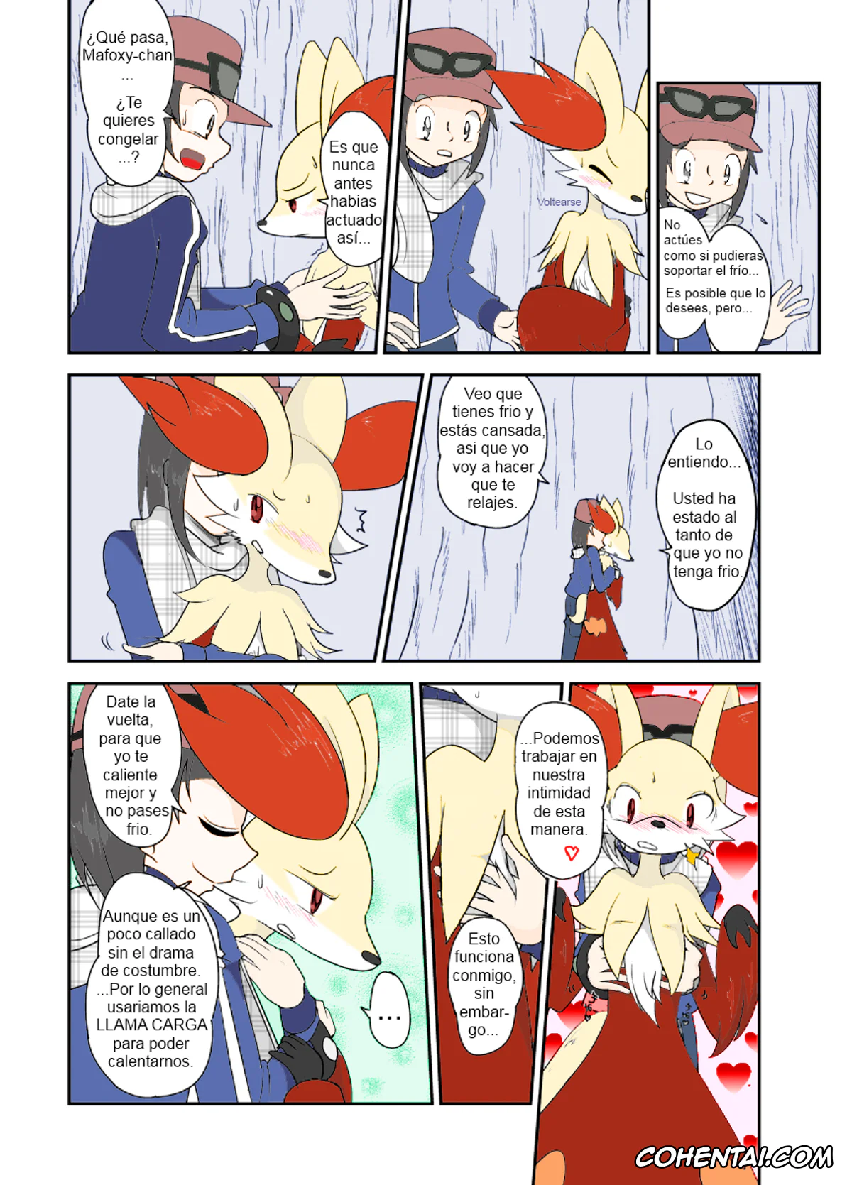 Pokemon | Pocket Monsters xxx, Calem xxx, Delphox xxx, Mafoxy’s Xmas (Pokémon), pagina 4