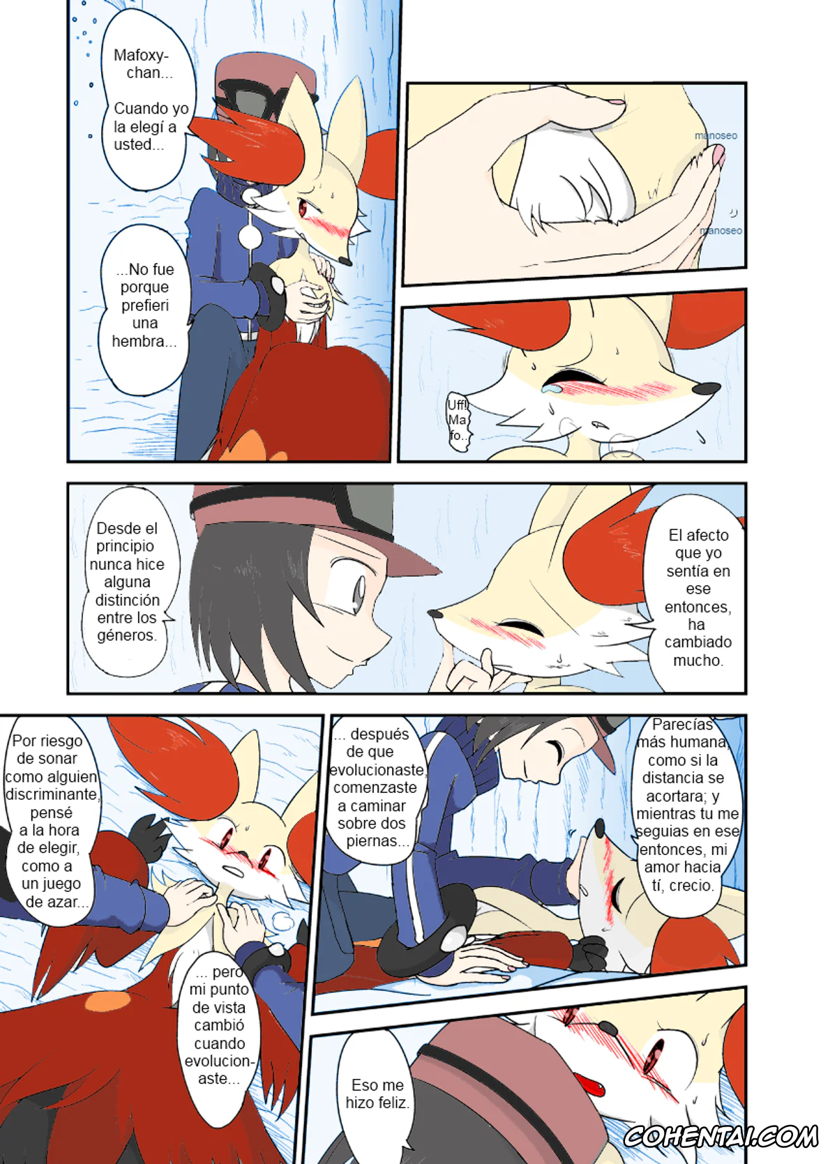 Pokemon | Pocket Monsters hentai, Calem hentai, Delphox hentai, Mafoxy’s Xmas (Pokémon), pagina 6