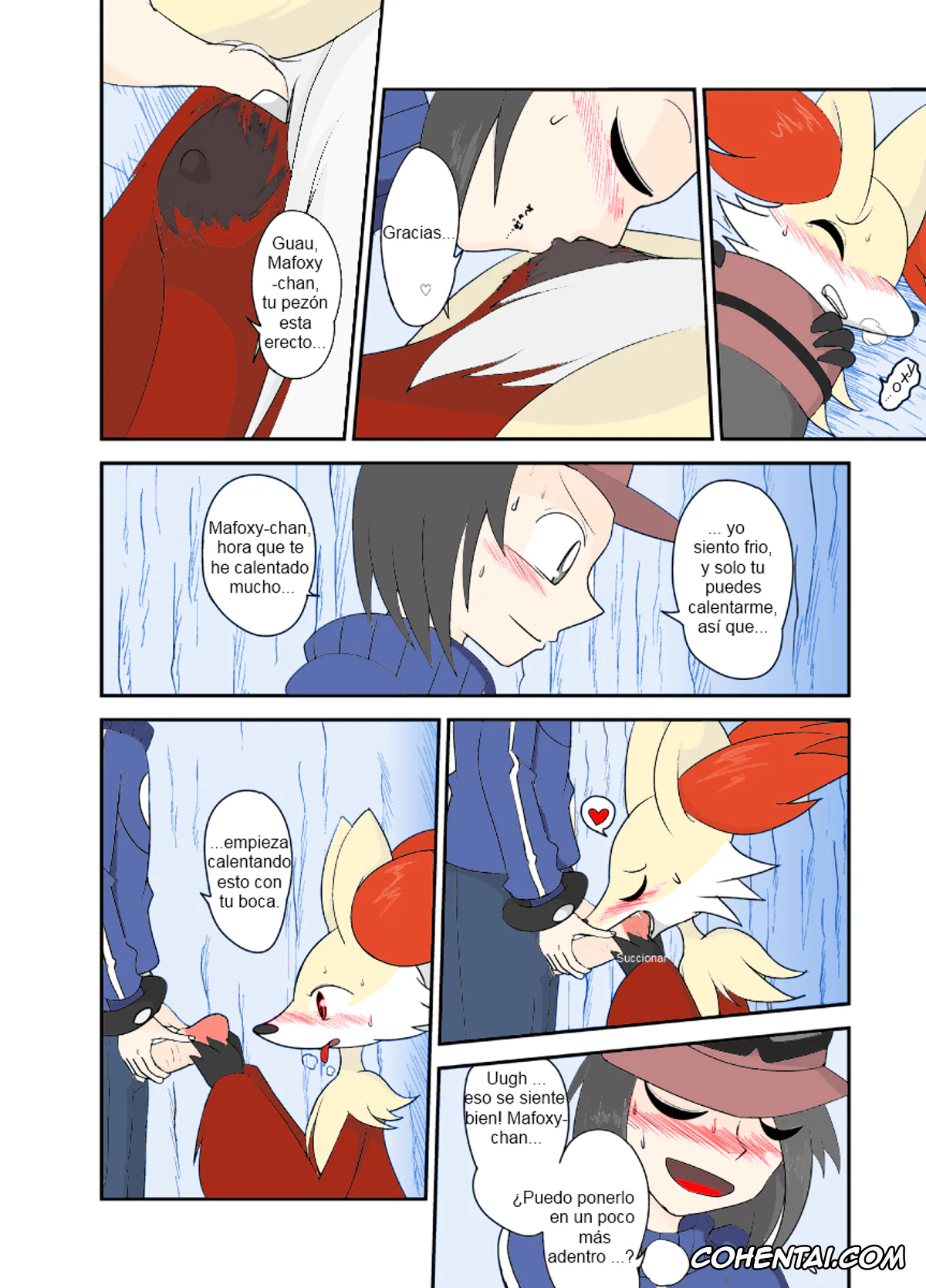 Pokemon | Pocket Monsters xxx, Calem xxx, Delphox xxx, Mafoxy’s Xmas (Pokémon), pagina 7