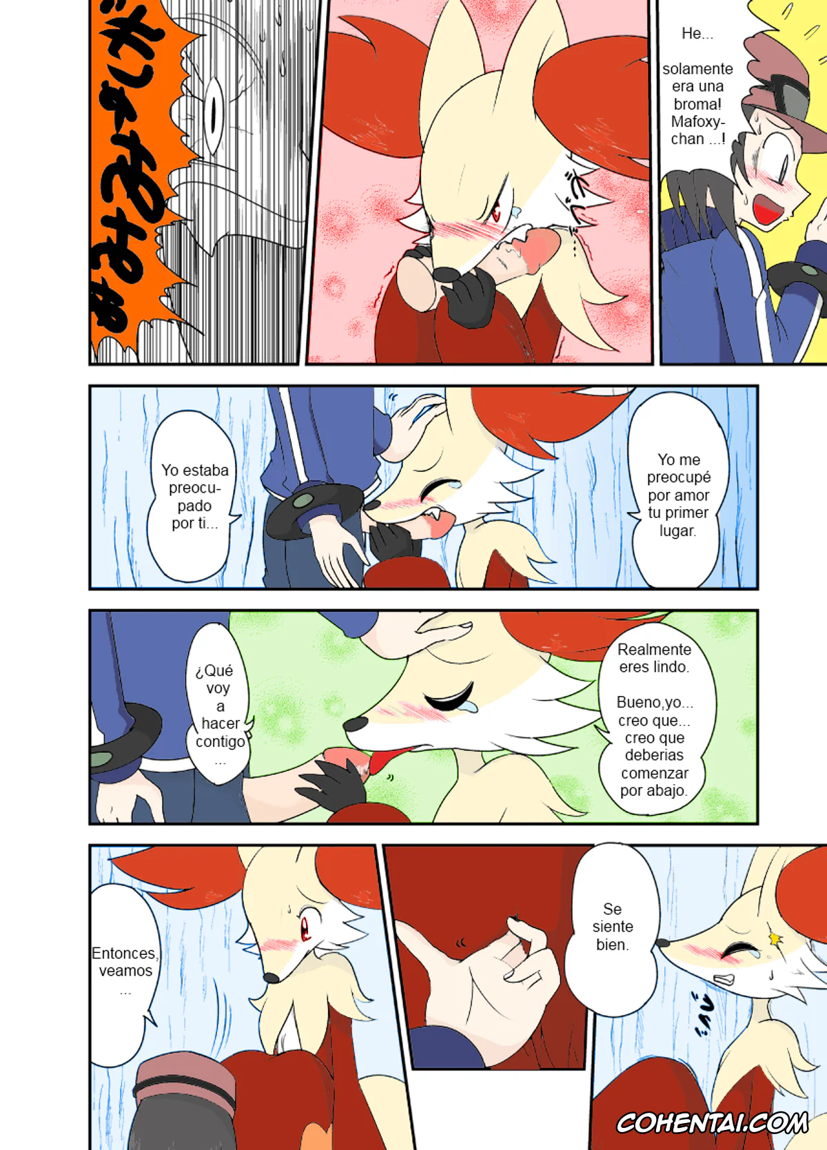 Pokemon | Pocket Monsters hentai, Calem hentai, Delphox hentai, Mafoxy’s Xmas (Pokémon), pagina 9