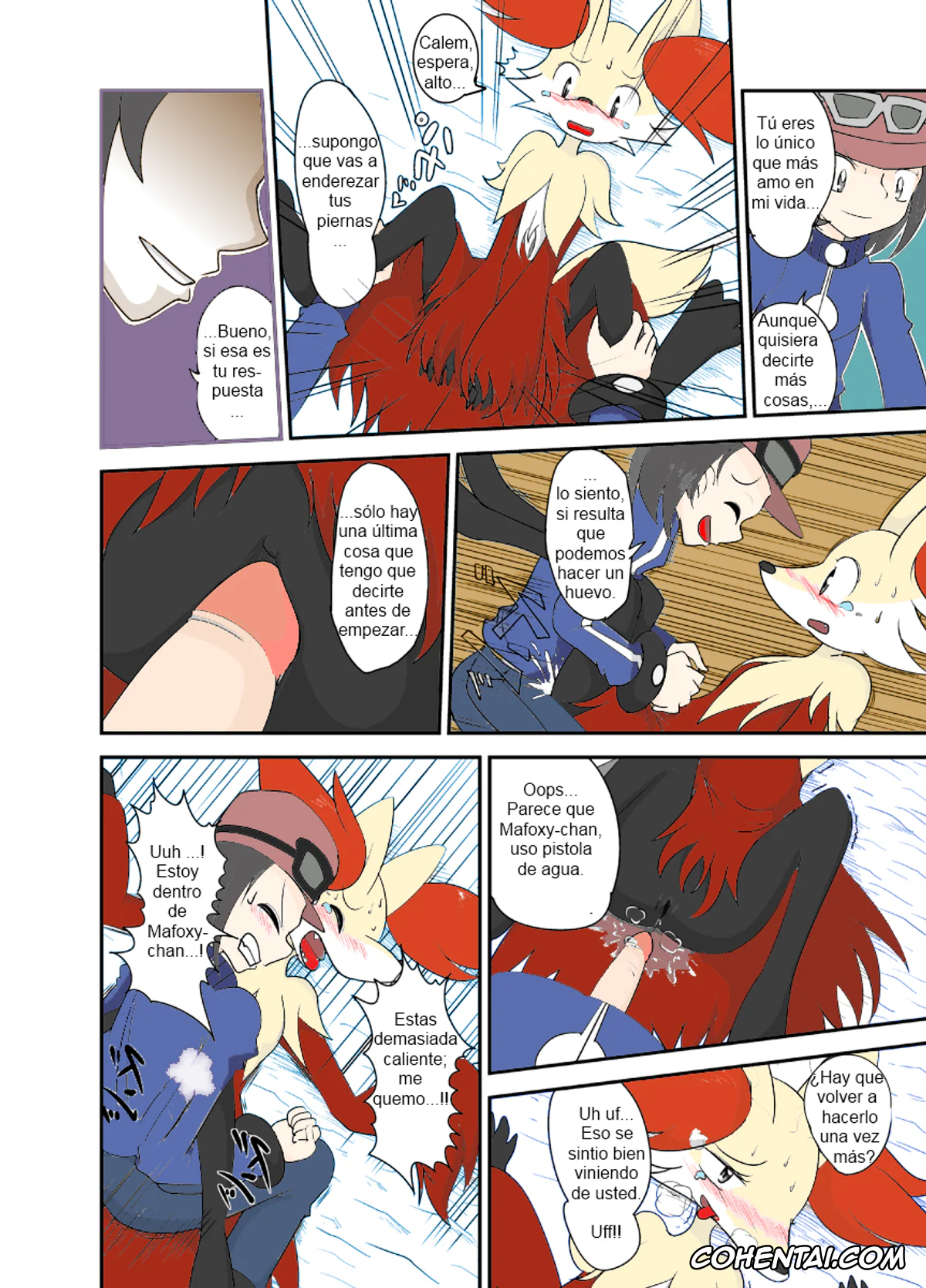 Pokemon | Pocket Monsters porno, Calem porno, Delphox porno, Mafoxy’s Xmas (Pokémon), pagina 11