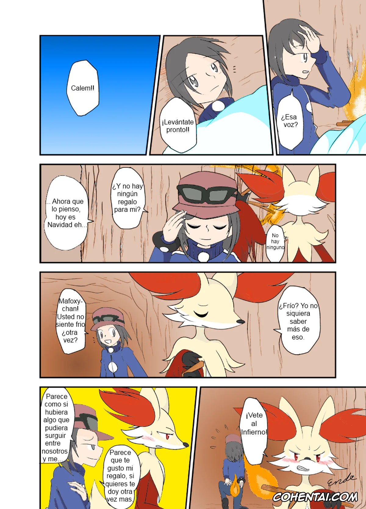 Pokemon | Pocket Monsters xxx, Calem xxx, Delphox xxx, Mafoxy’s Xmas (Pokémon), pagina 13
