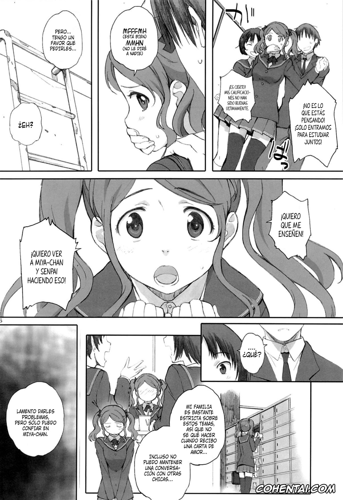 Amagami porno, Junichi Tachibana porno, Miya Tachibana porno, Rihoko Sakurai porno, Sae Nakata porno, Happy Life2 (Amagami), pagina 5