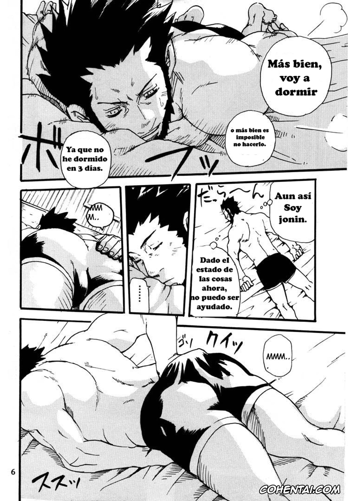 NARUTO hentai, Asuma Sarutobi hentai, Kakashi Hatake hentai, Kiba Inuzuka hentai, Tenpu no Sai – a natural talent – (Naruto), pagina 6