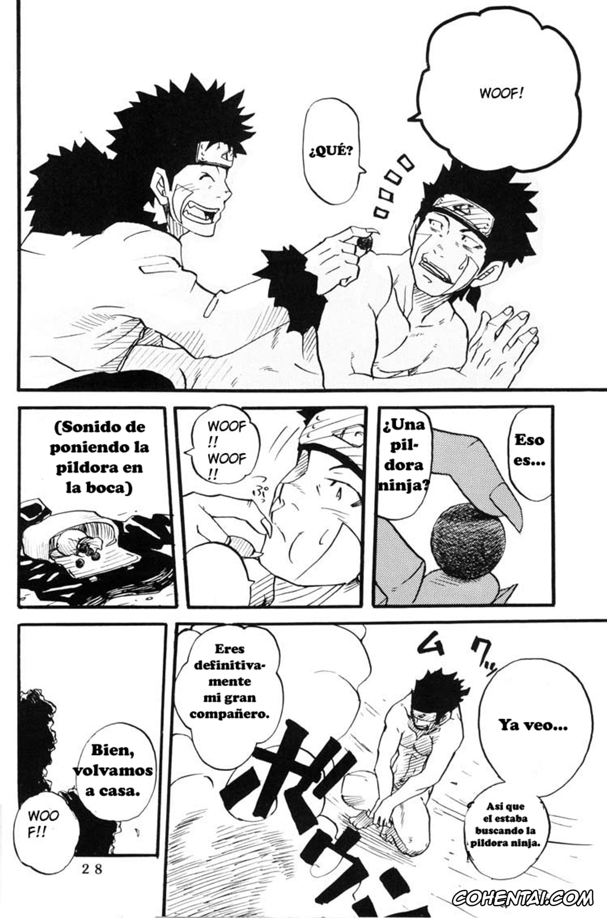NARUTO porno, Asuma Sarutobi porno, Kakashi Hatake porno, Kiba Inuzuka porno, Tenpu no Sai – a natural talent – (Naruto), pagina 26