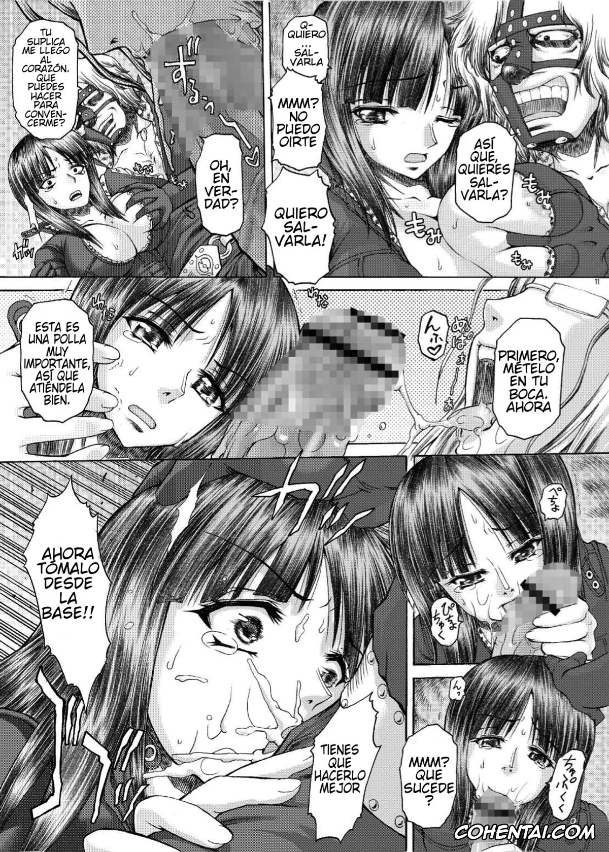 One Piece porno, Kalifa porno, Nami porno, Nico Robin porno, PM 12 Niku Shuujin (One Piece), pagina 8