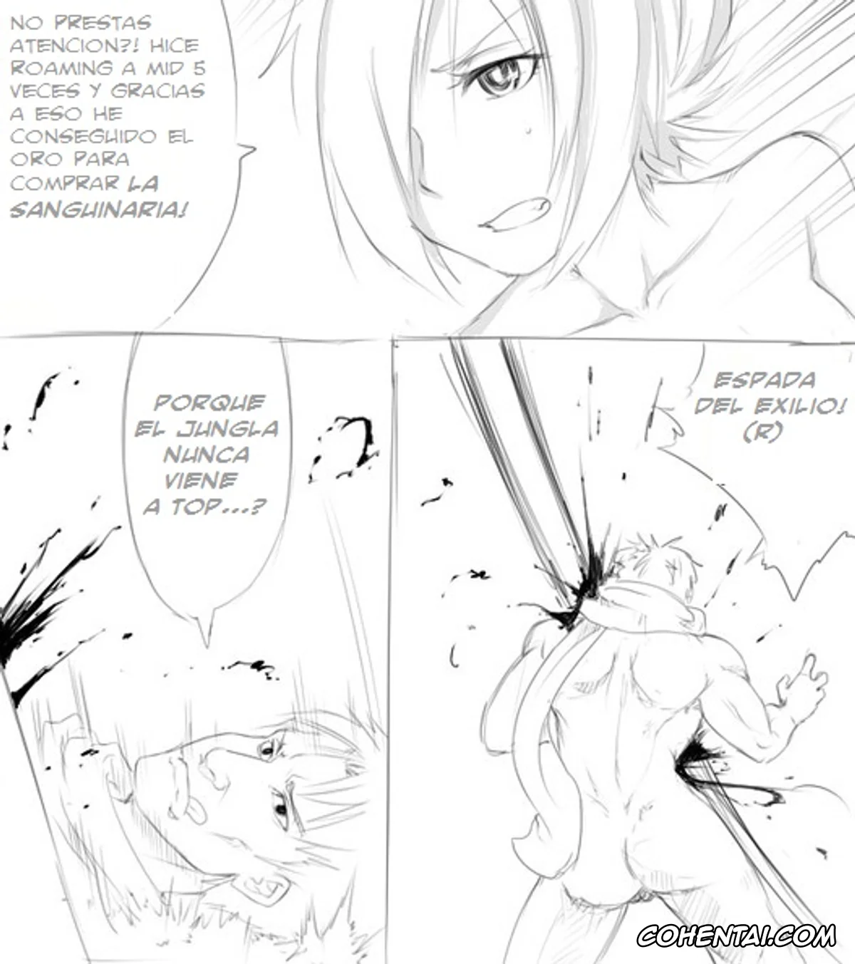 League of Legends hentai, Garen hentai, Riven hentai, Garen’s BC (League of Legends), pagina 15