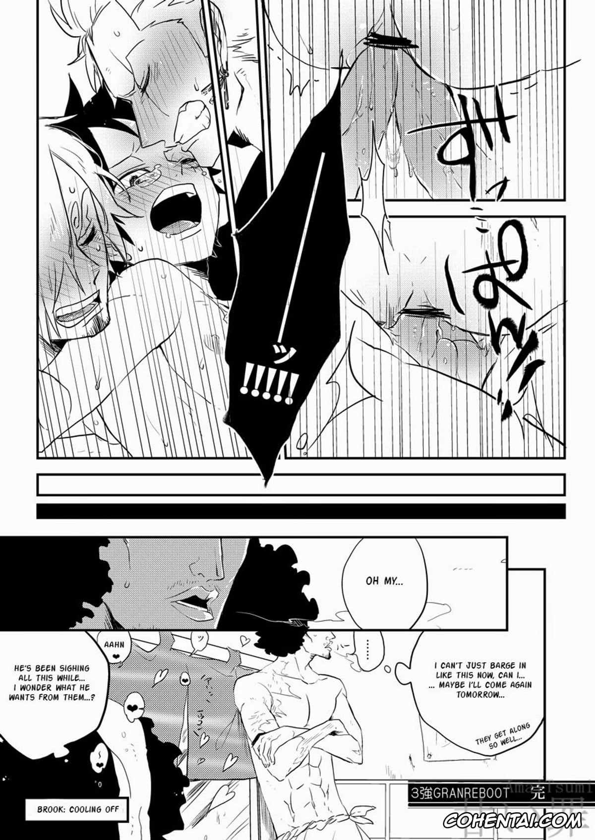 One Piece xxx, Monkey D. Luffy xxx, Roronoa Zoro xxx, Sanji Vinsmoke xxx, Monster Trio: In The Bath (One Piece), pagina 22