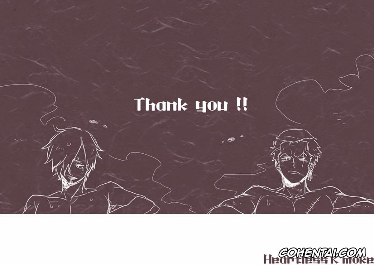 One Piece xxx, Monkey D. Luffy xxx, Roronoa Zoro xxx, Sanji Vinsmoke xxx, Monster Trio: In The Bath (One Piece), pagina 25