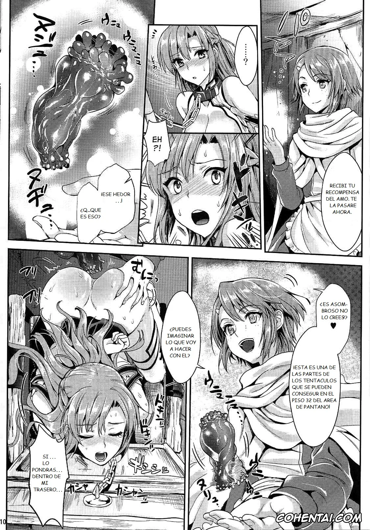 Sword Art Online hentai, Asuna Yuuki hentai, Rika Shinozaki | Lisbeth hentai, Shujou Seikou 2 Bangai-hen (Sword Art Online), pagina 9