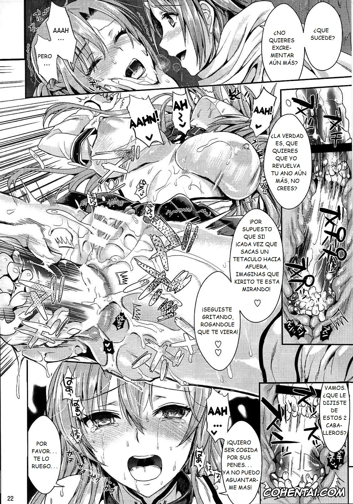 Sword Art Online hentai, Asuna Yuuki hentai, Rika Shinozaki | Lisbeth hentai, Shujou Seikou 2 Bangai-hen (Sword Art Online), pagina 21