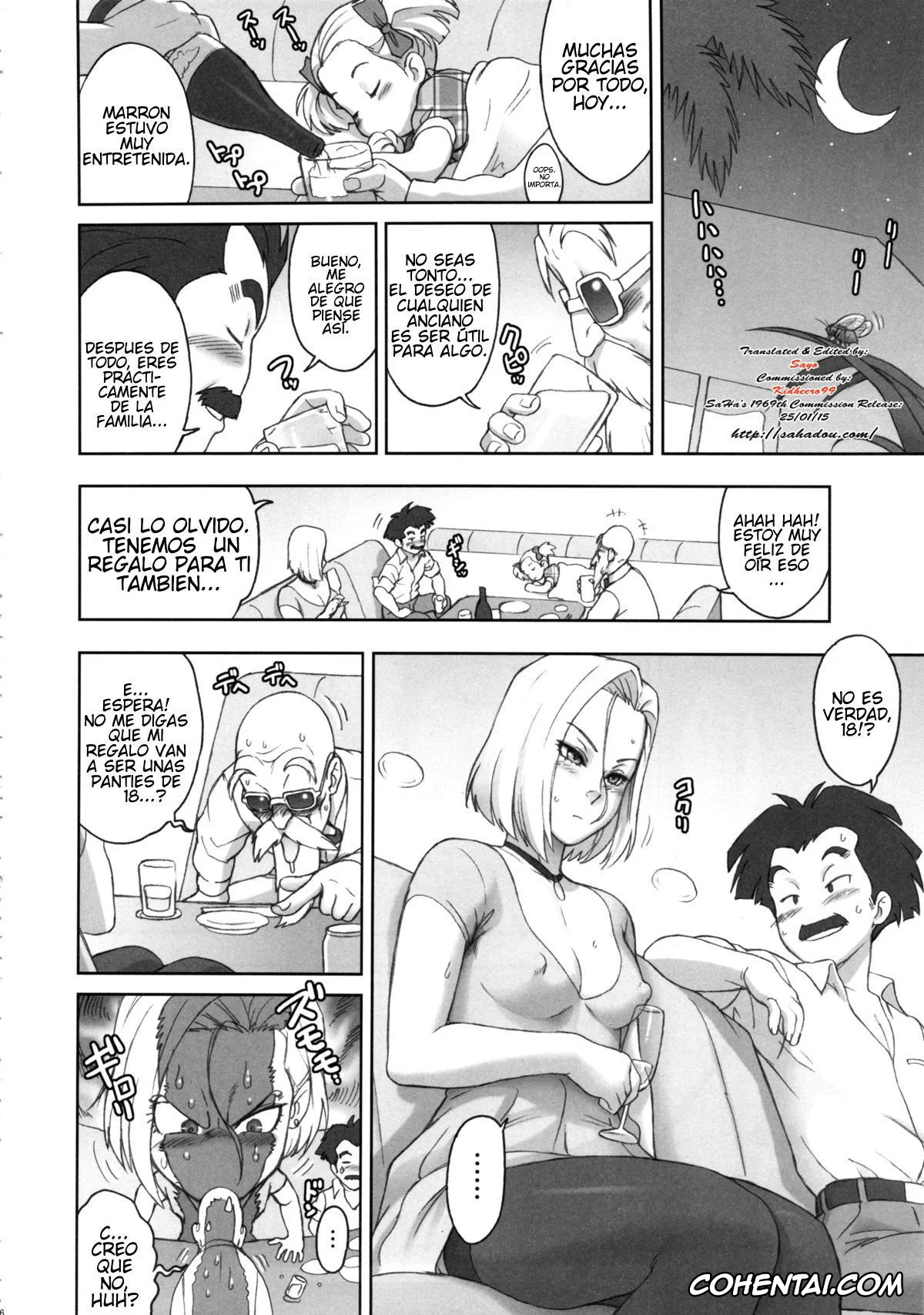 Dragon Ball Z hentai, Android 18 hentai, Master Roshi hentai, NIPPON HEAD-CHA-LA (Dragon Ball Z), pagina 3