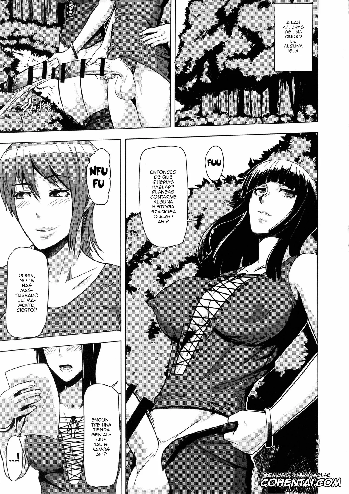 One Piece porno, Nami porno, Nico Robin porno, REDLEVEL11 (One Piece), pagina 2