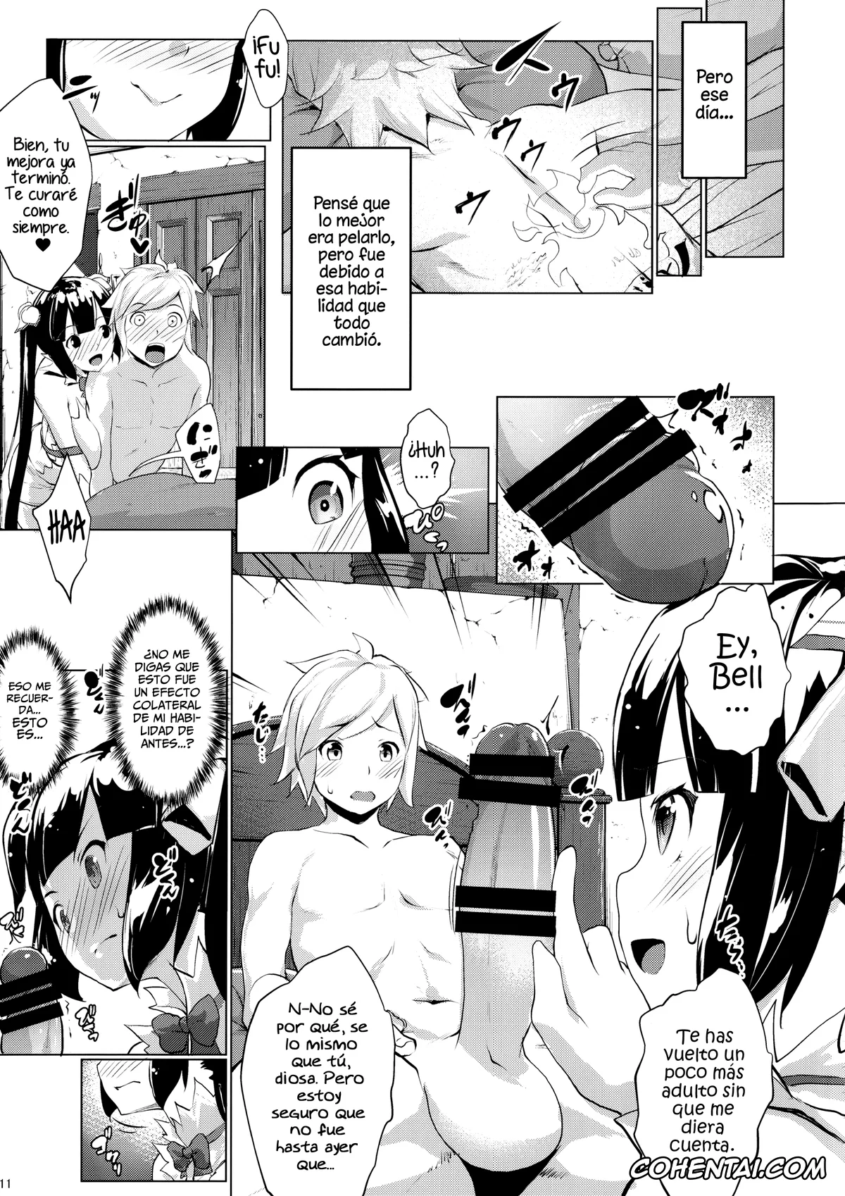 Dungeon ni Deai o Motomeru no wa Machigatteiru Darou ka xxx, Bell Cranel xxx, Hestia xxx, Hestia ni Seiyoku o Moteamasu no wa Machigatteiru Darou ka (Dungeon ni Deai o Motomeru no wa Machigatteiru Darou ka), pagina 10