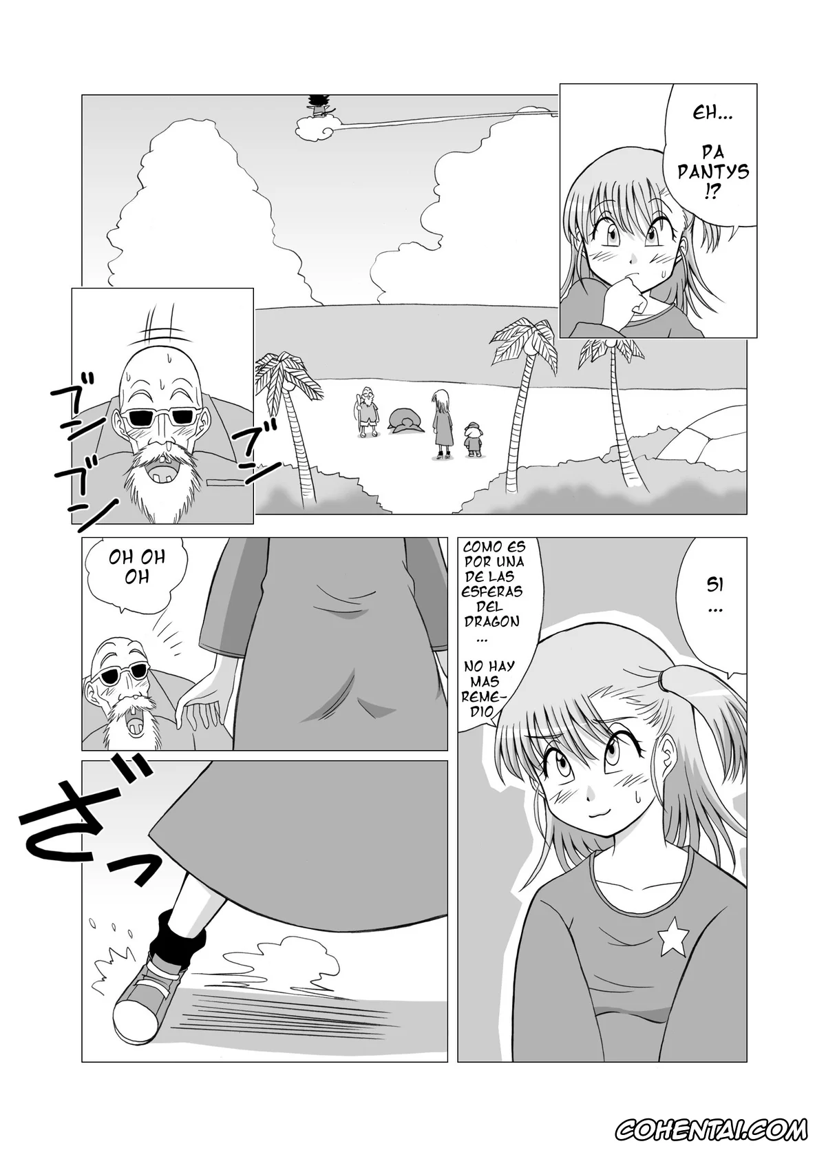 Dragon Ball xxx, Bulma Briefs xxx, Master Roshi xxx, Oolong xxx, Dukkon Bakkon Kai! (Dragon Ball), pagina 10