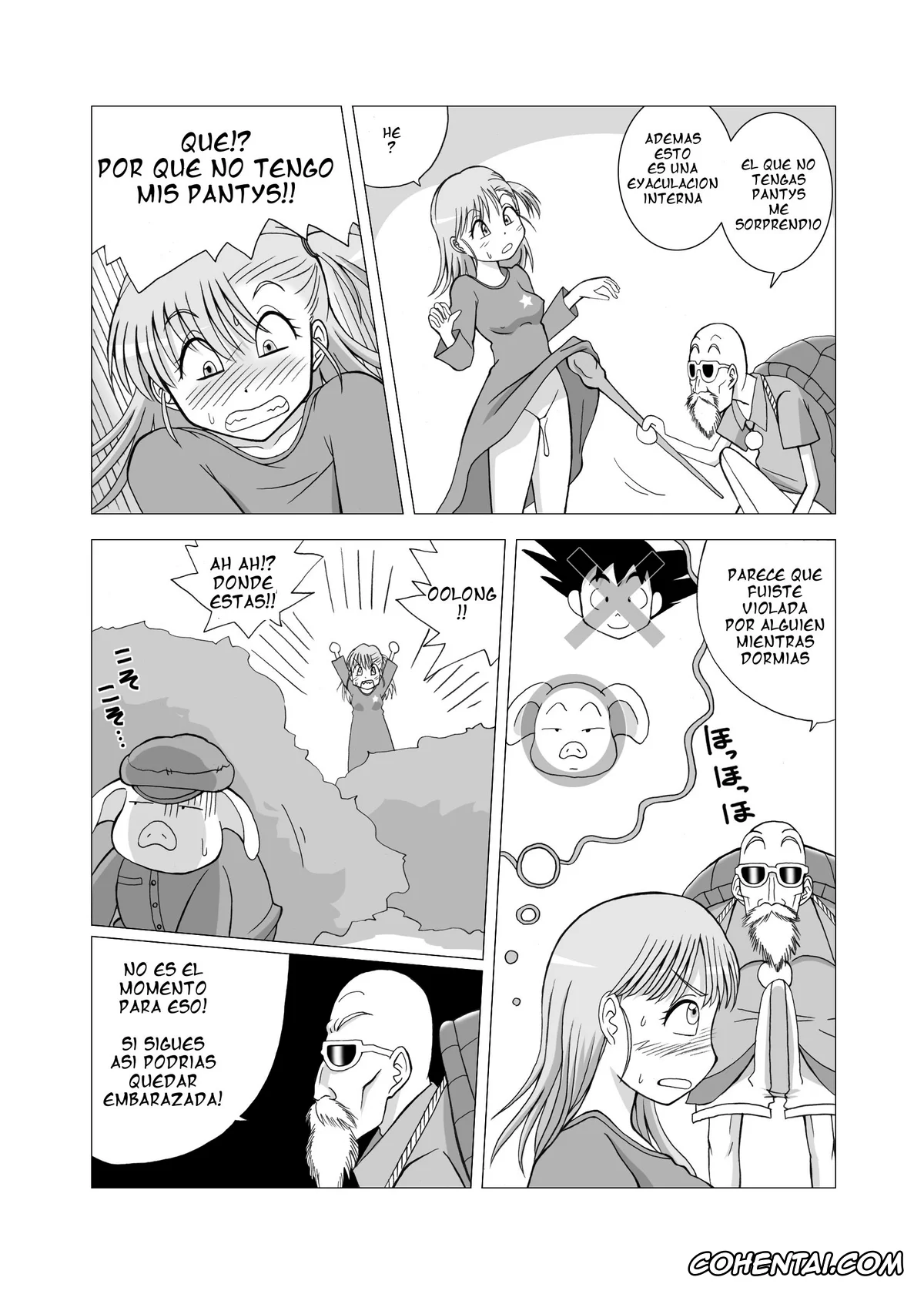 Dragon Ball xxx, Bulma Briefs xxx, Master Roshi xxx, Oolong xxx, Dukkon Bakkon Kai! (Dragon Ball), pagina 13