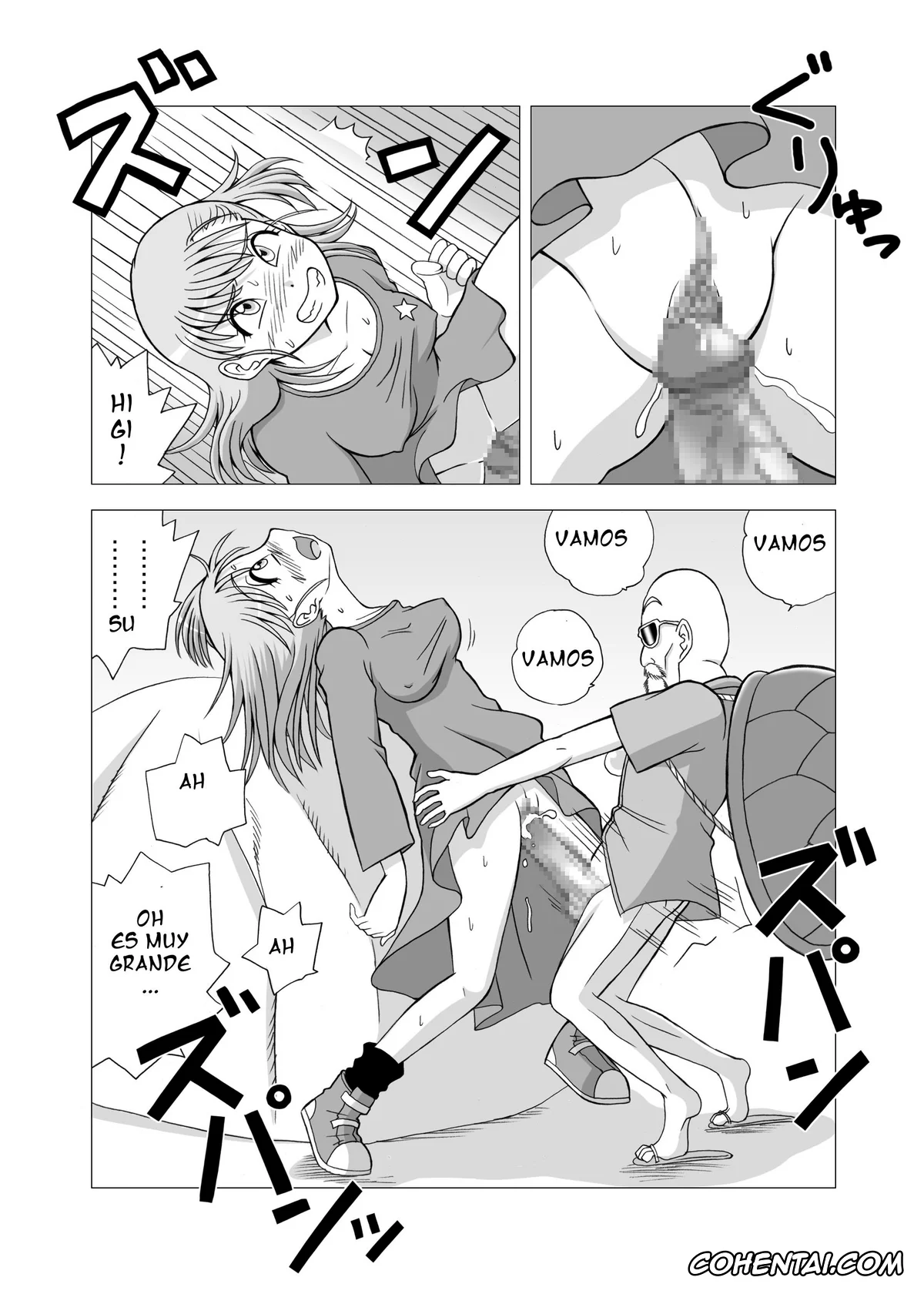 Dragon Ball hentai, Bulma Briefs hentai, Master Roshi hentai, Oolong hentai, Dukkon Bakkon Kai! (Dragon Ball), pagina 15