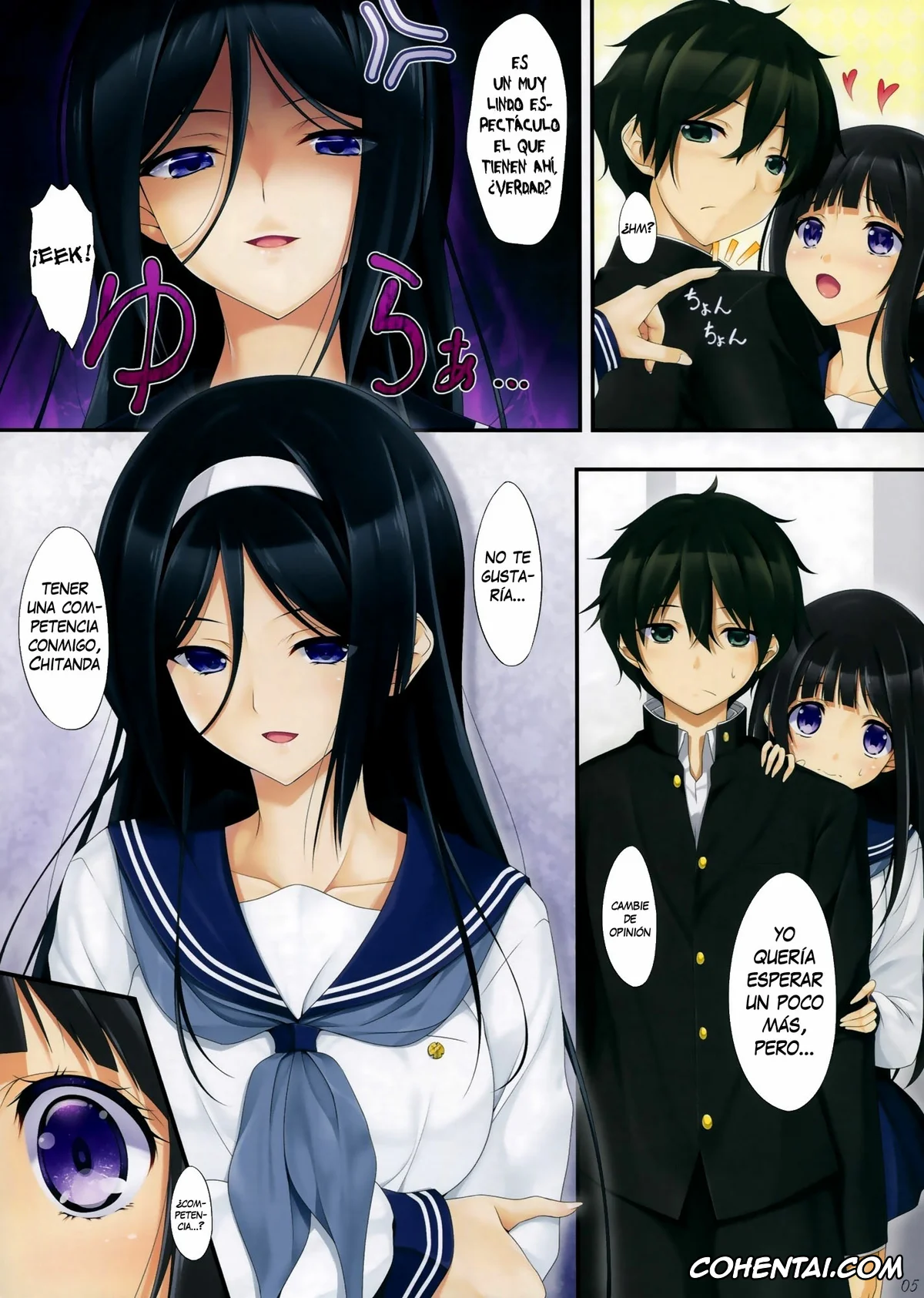 Hyouka porno, Eru Chitanda porno, Fuyumi Irisu porno, Houtarou Oreki porno, Hanairo Anmitsu (Hyouka), pagina 5