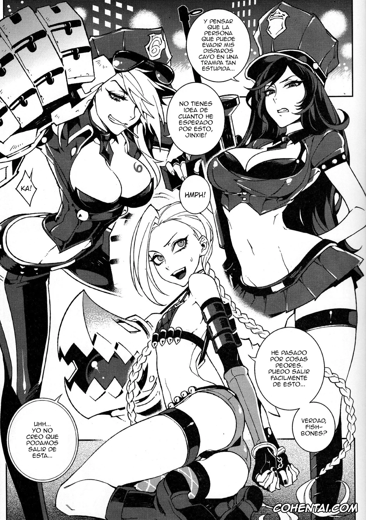 League of Legends xxx, Caitlyn xxx, Jinx xxx, Vi xxx, JINX Come On! Shoot Faster (League of Legends), pagina 4
