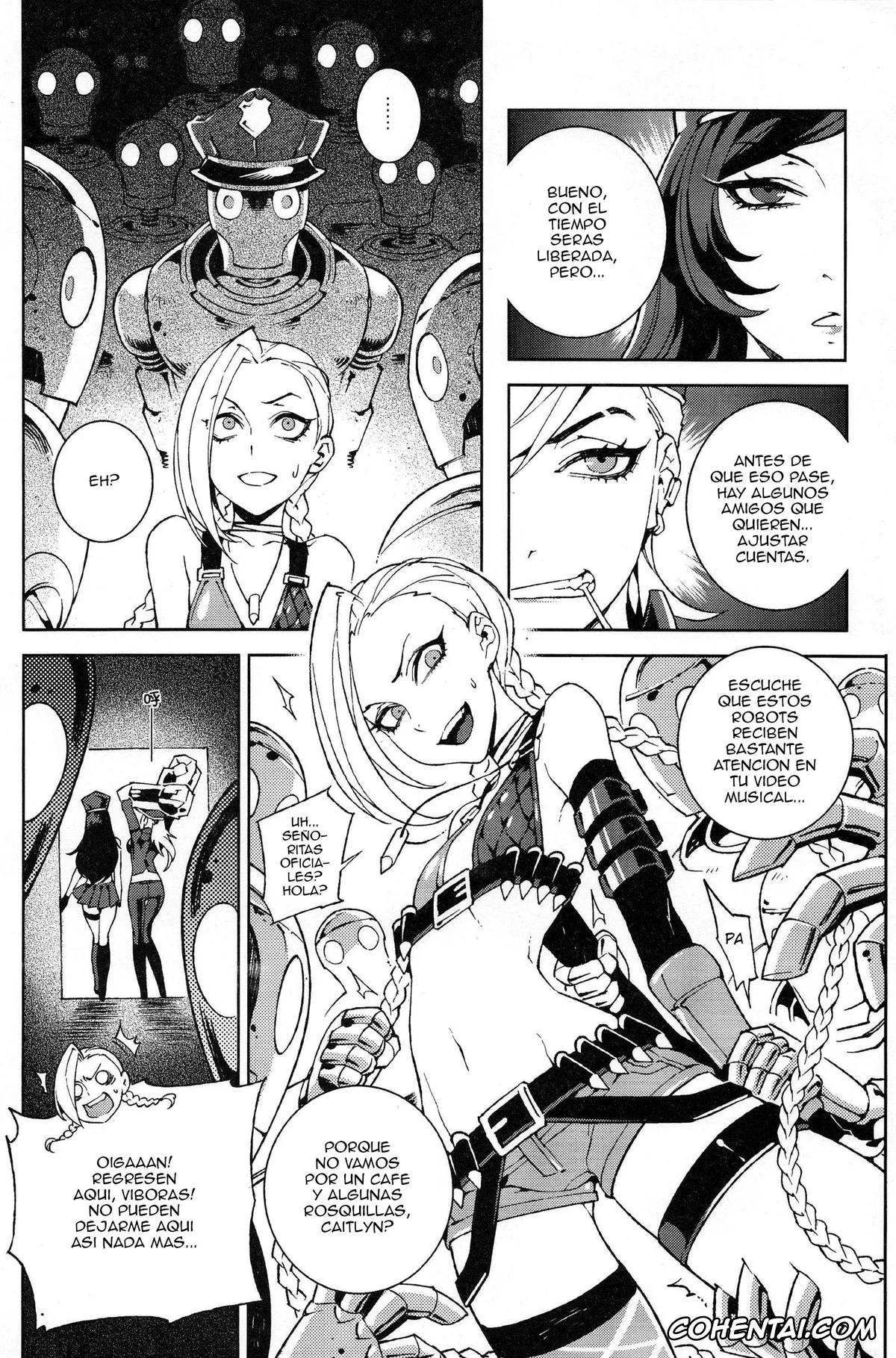 League of Legends porno, Caitlyn porno, Jinx porno, Vi porno, JINX Come On! Shoot Faster (League of Legends), pagina 5