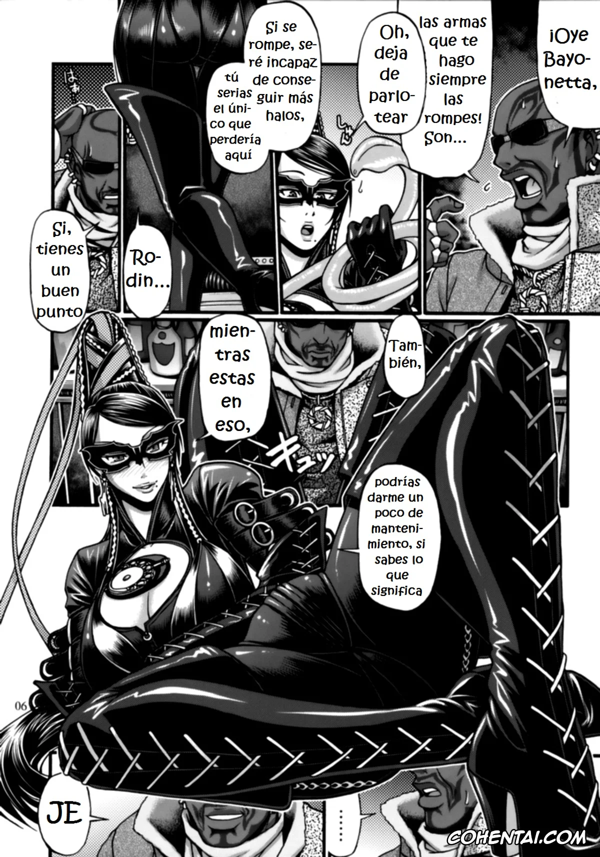 Bayonetta porno, Bayonetta porno, Hi-SICS 05 -Toaru Majo no Sex Life- (BAYONETTA), pagina 5