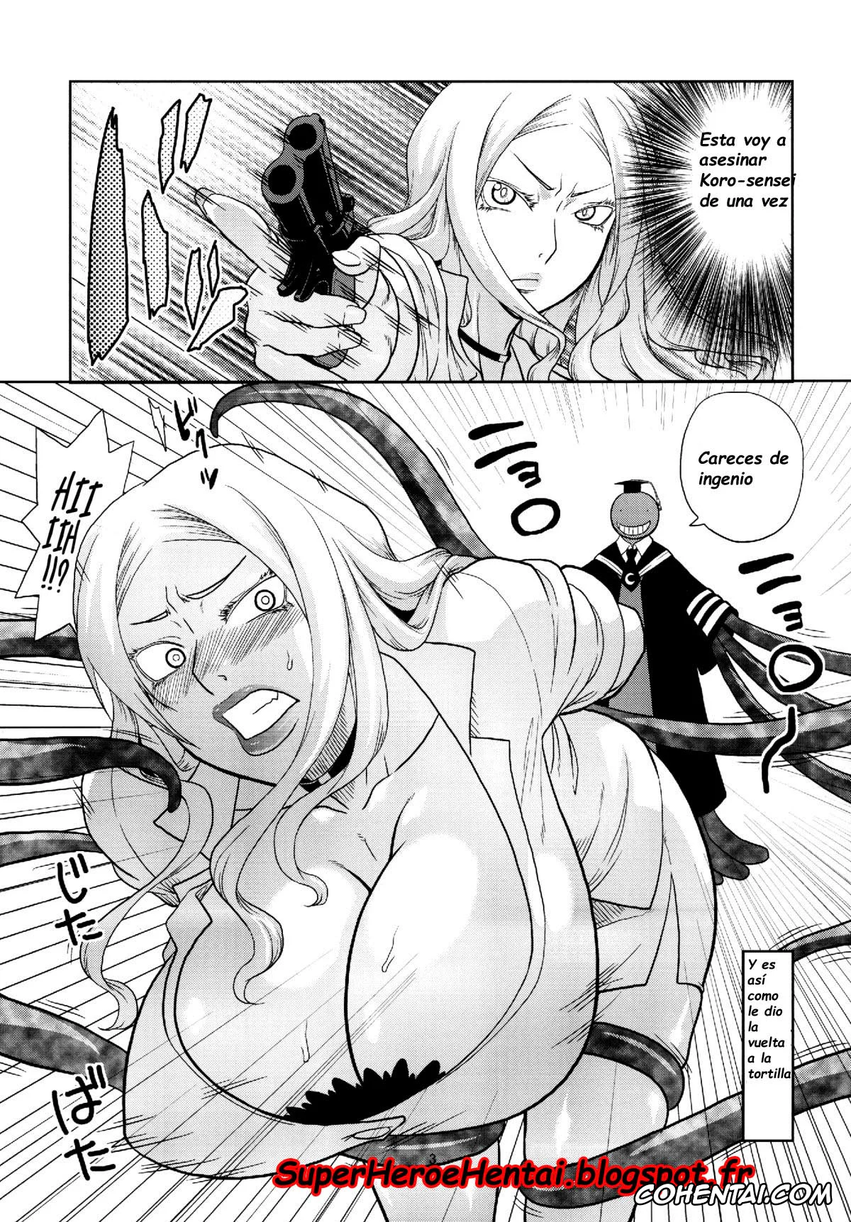 Ansatsu Kyoushitsu | Assassination Classroom xxx, Shinmai Fukei Kiruko-san xxx, Irina Jelavic xxx, Koro-sensei xxx, Kiru × Koro (Shinmai Fukei Kiruko-san), pagina 4