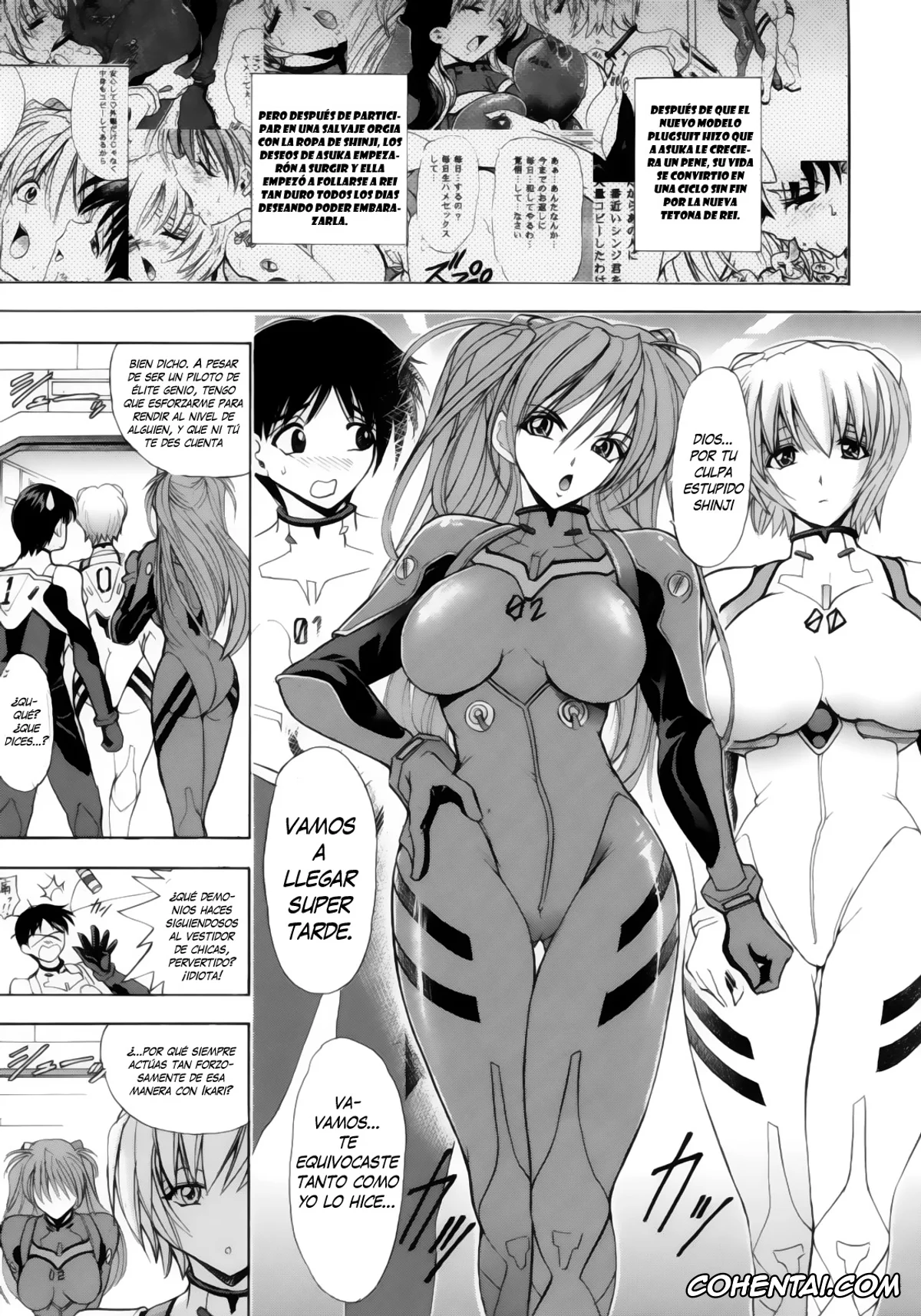Neon Genesis Evangelion porno, Asuka Langley Soryu porno, Mari Illustrious Makinami porno, Maya Ibuki porno, Rei Ayanami porno, Shinji Ikari porno, Hana – Maki no Juuhachi – Tamashii wa Hana (Neon Genesis Evangelion), pagina 2