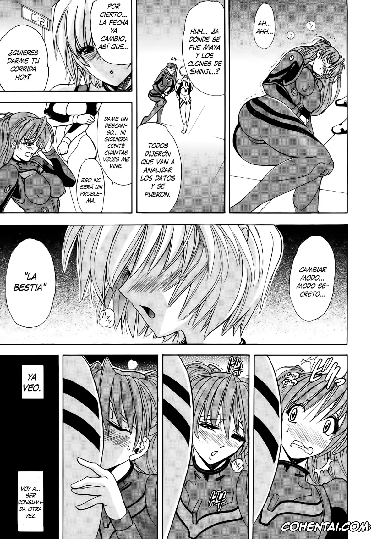 Neon Genesis Evangelion hentai, Asuka Langley Soryu hentai, Mari Illustrious Makinami hentai, Maya Ibuki hentai, Rei Ayanami hentai, Shinji Ikari hentai, Hana – Maki no Juuhachi – Tamashii wa Hana (Neon Genesis Evangelion), pagina 42