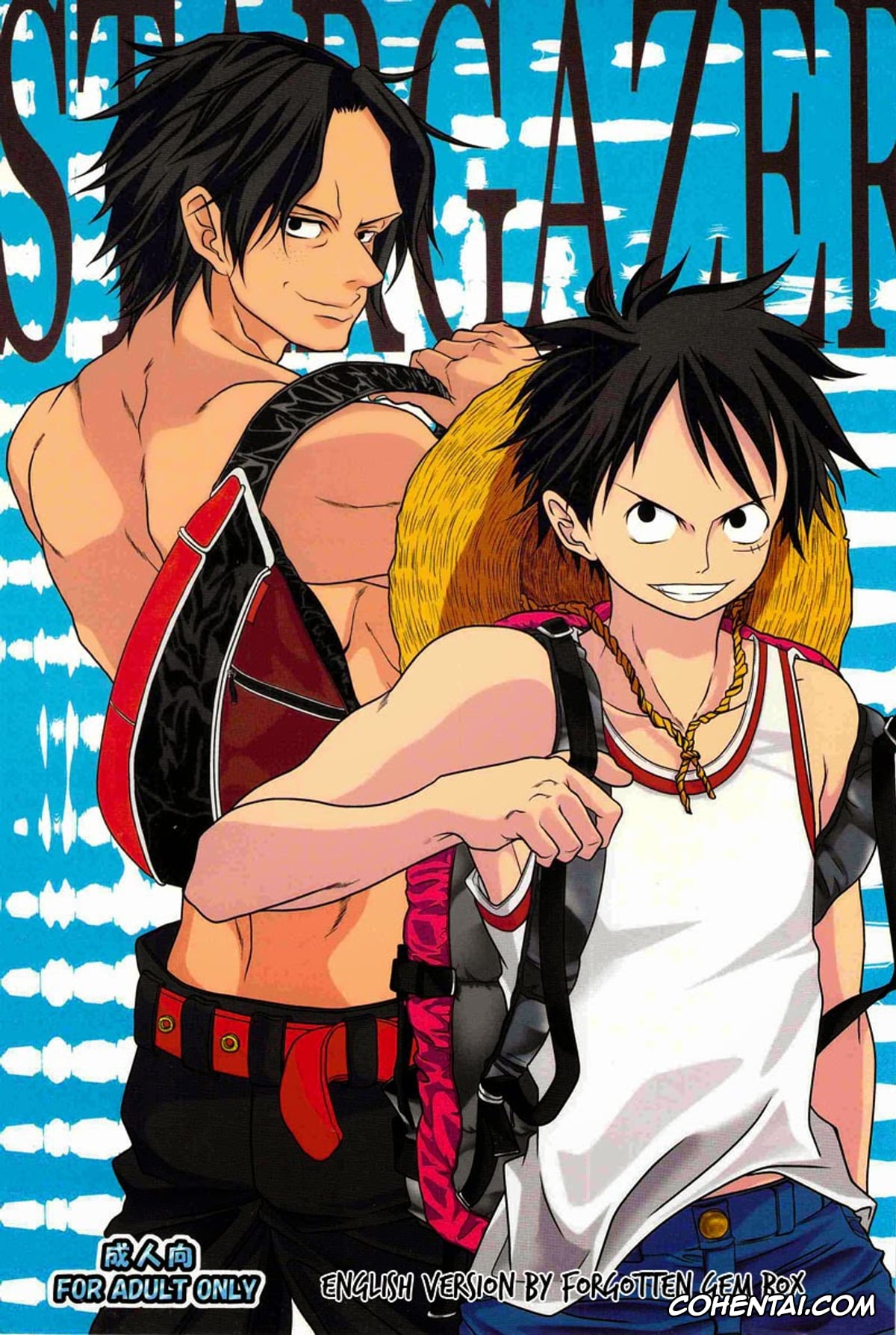 One Piece xxx, Monkey D. Luffy xxx, Portgas D. Ace xxx, Roronoa Zoro xxx, STARGAZER (One Piece), pagina 1