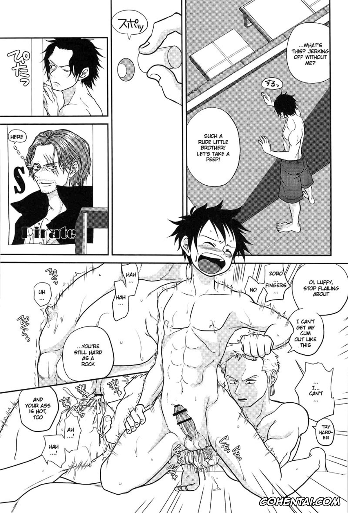 One Piece hentai, Monkey D. Luffy hentai, Portgas D. Ace hentai, Roronoa Zoro hentai, STARGAZER (One Piece), pagina 6
