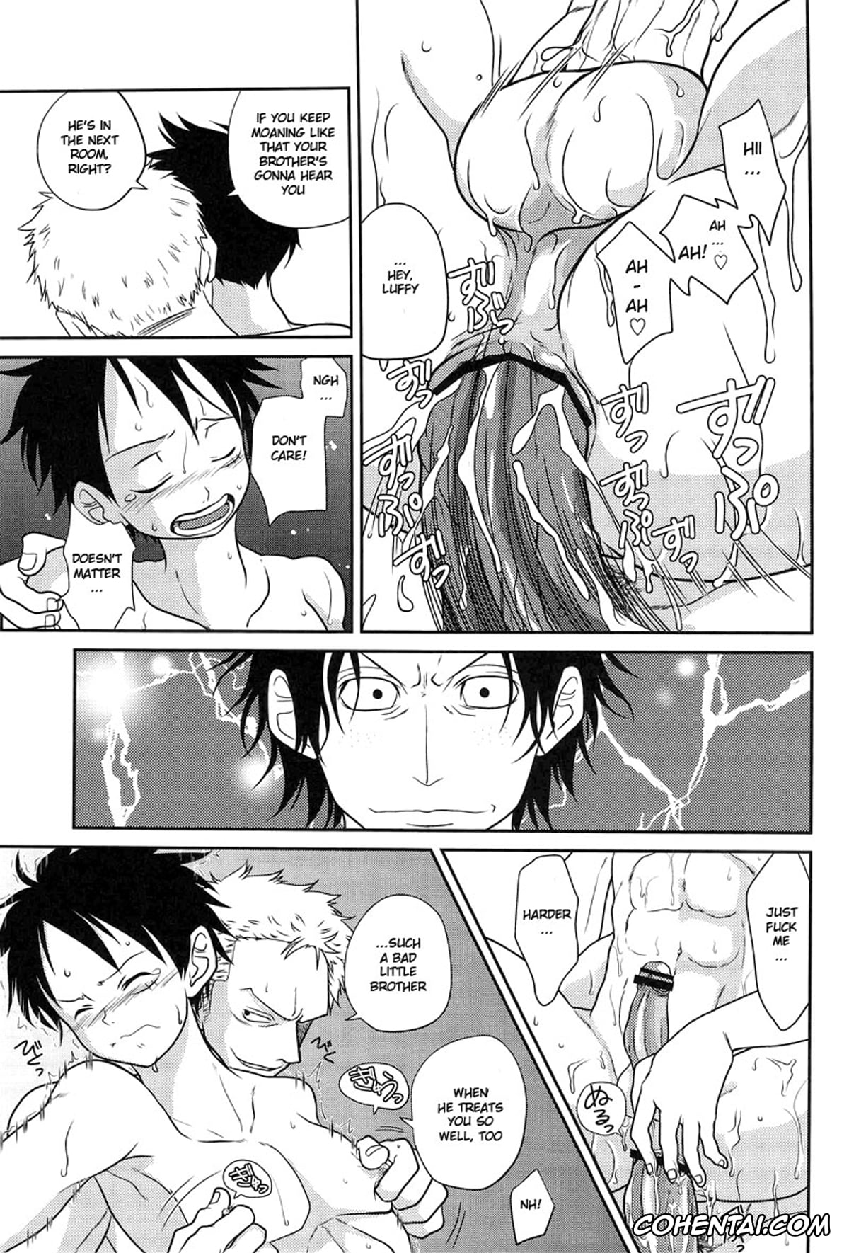 One Piece porno, Monkey D. Luffy porno, Portgas D. Ace porno, Roronoa Zoro porno, STARGAZER (One Piece), pagina 8